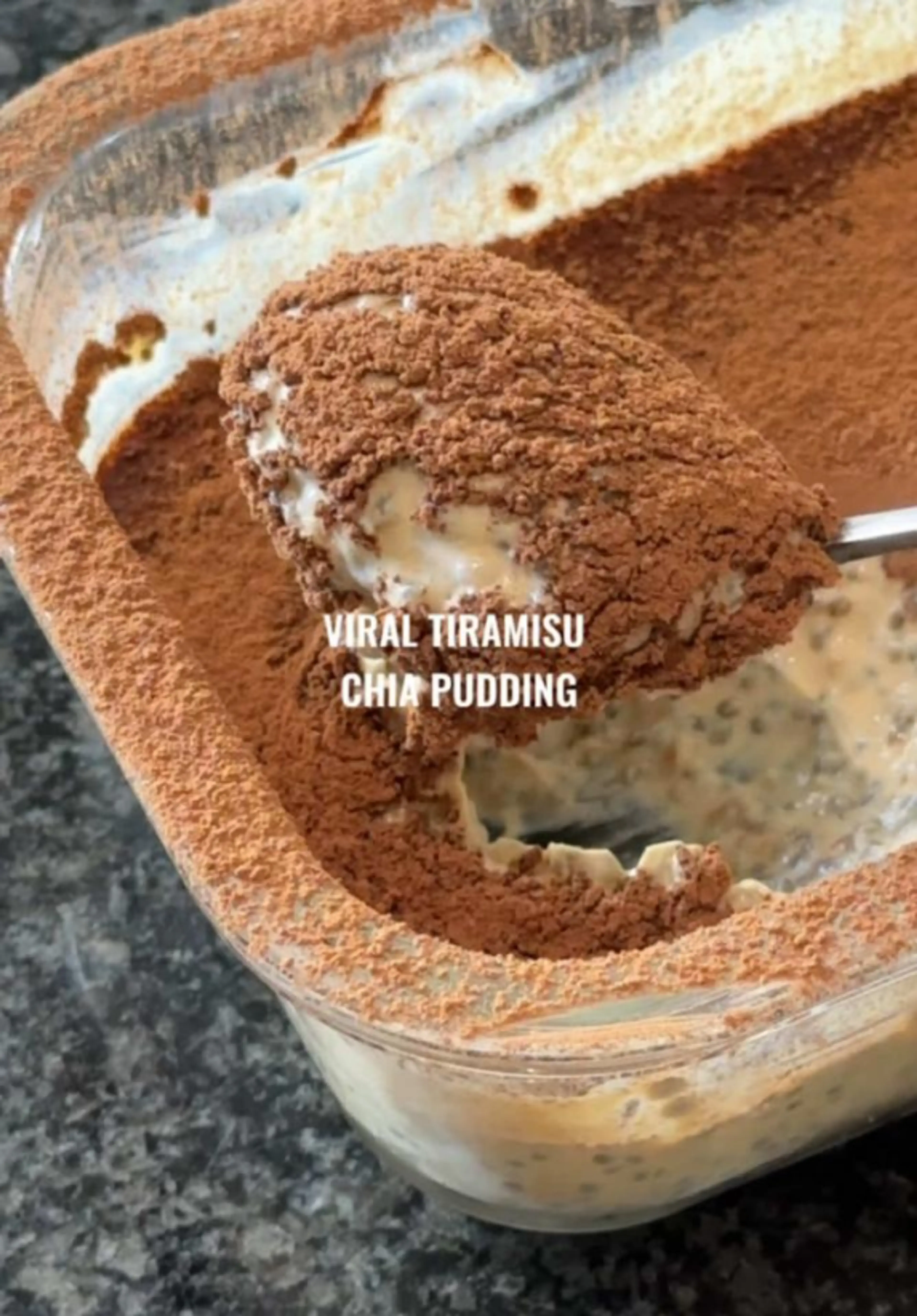 Tiramisu Chia Seed Pudding