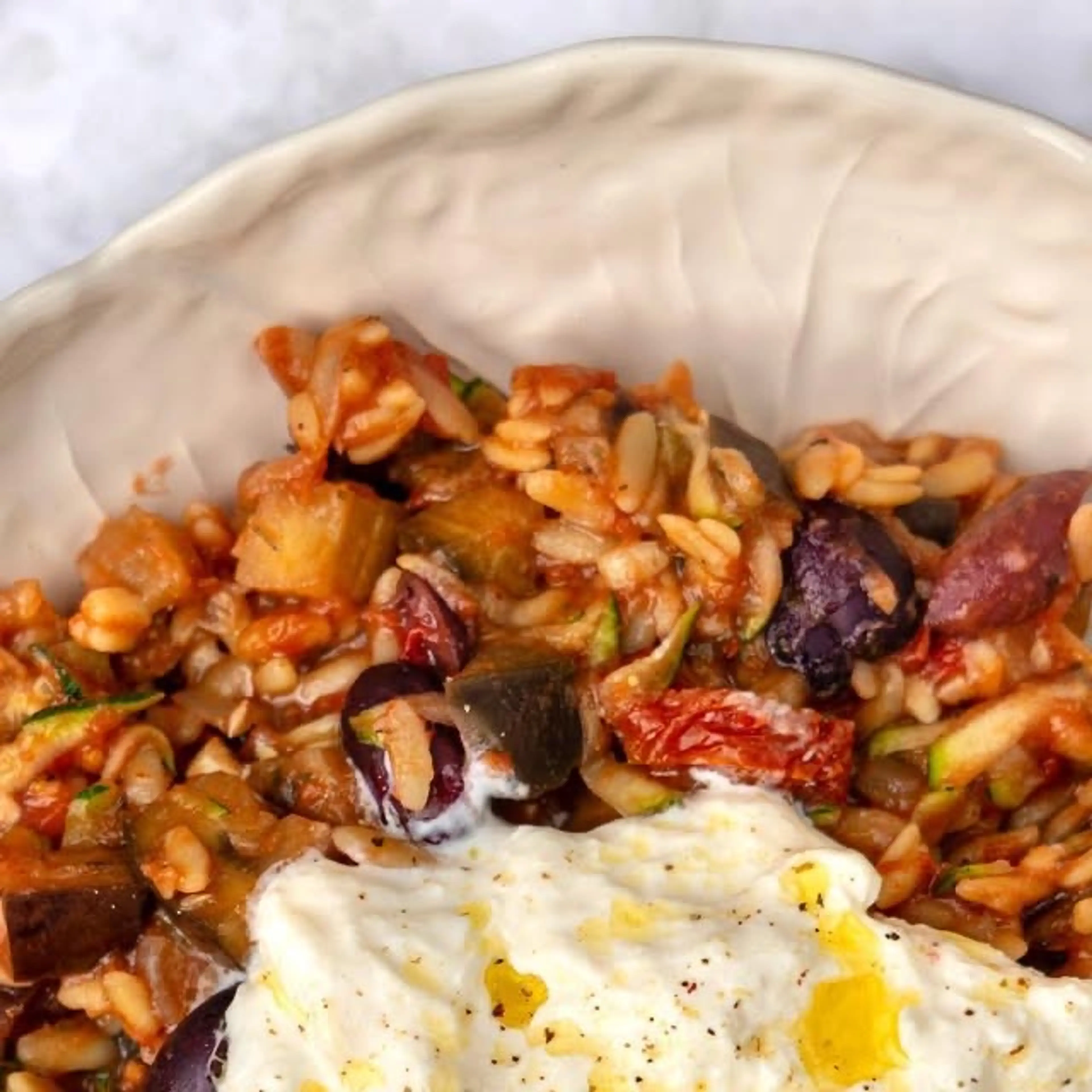 Siciliaanse Orzo Met Burrata