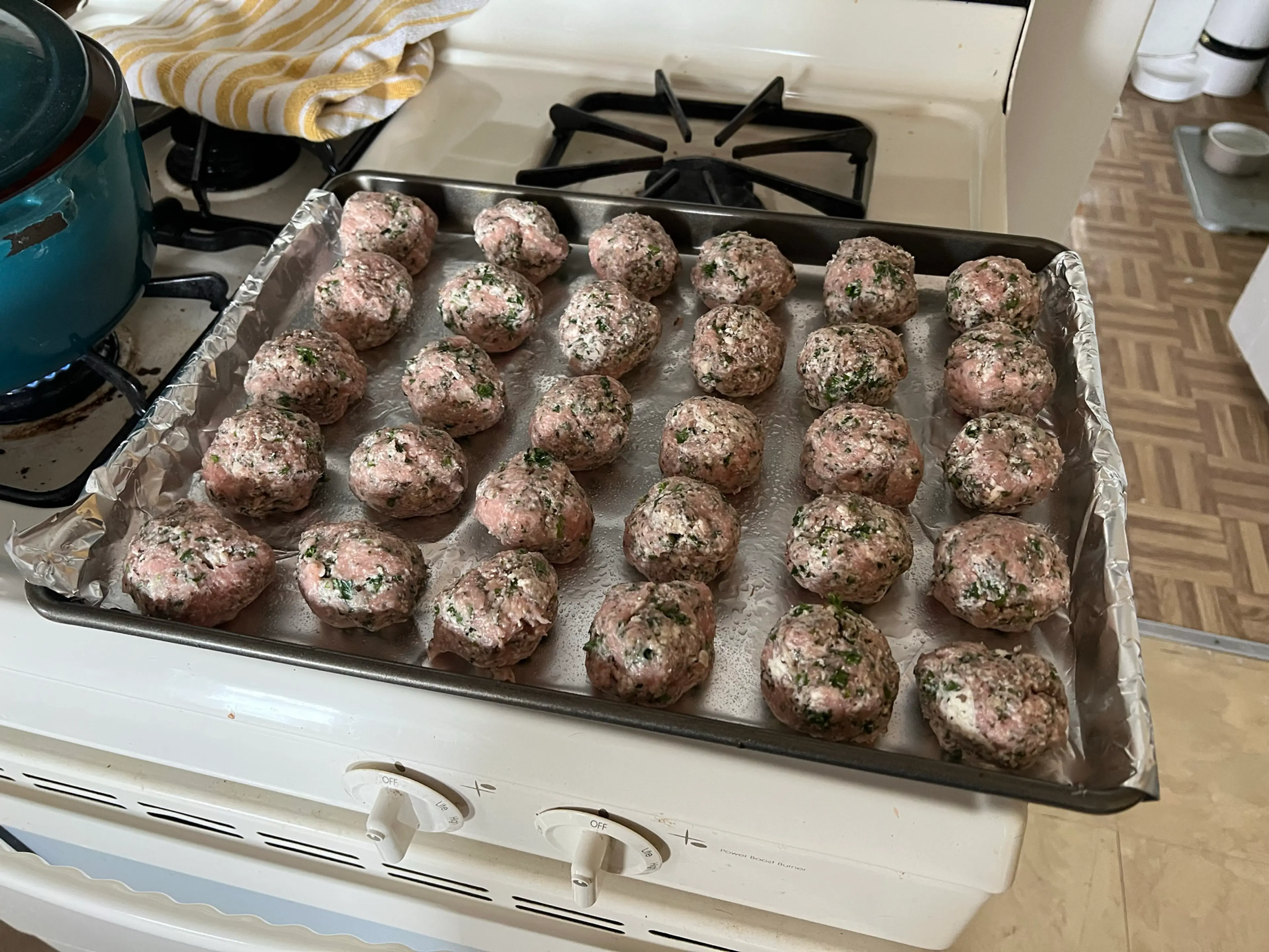 Turkey and Ricotta Meatballs & Sauce