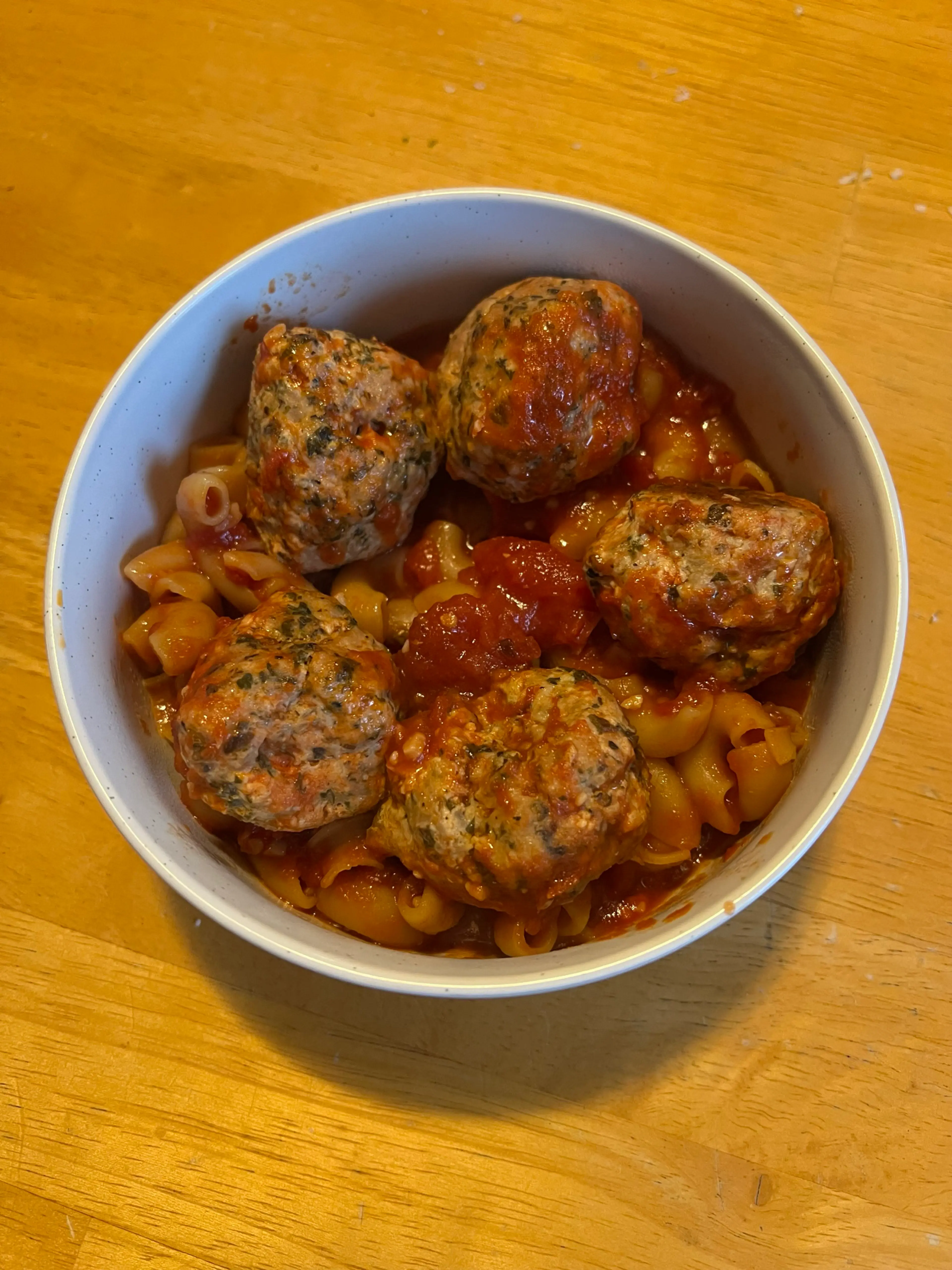 Turkey and Ricotta Meatballs & Sauce