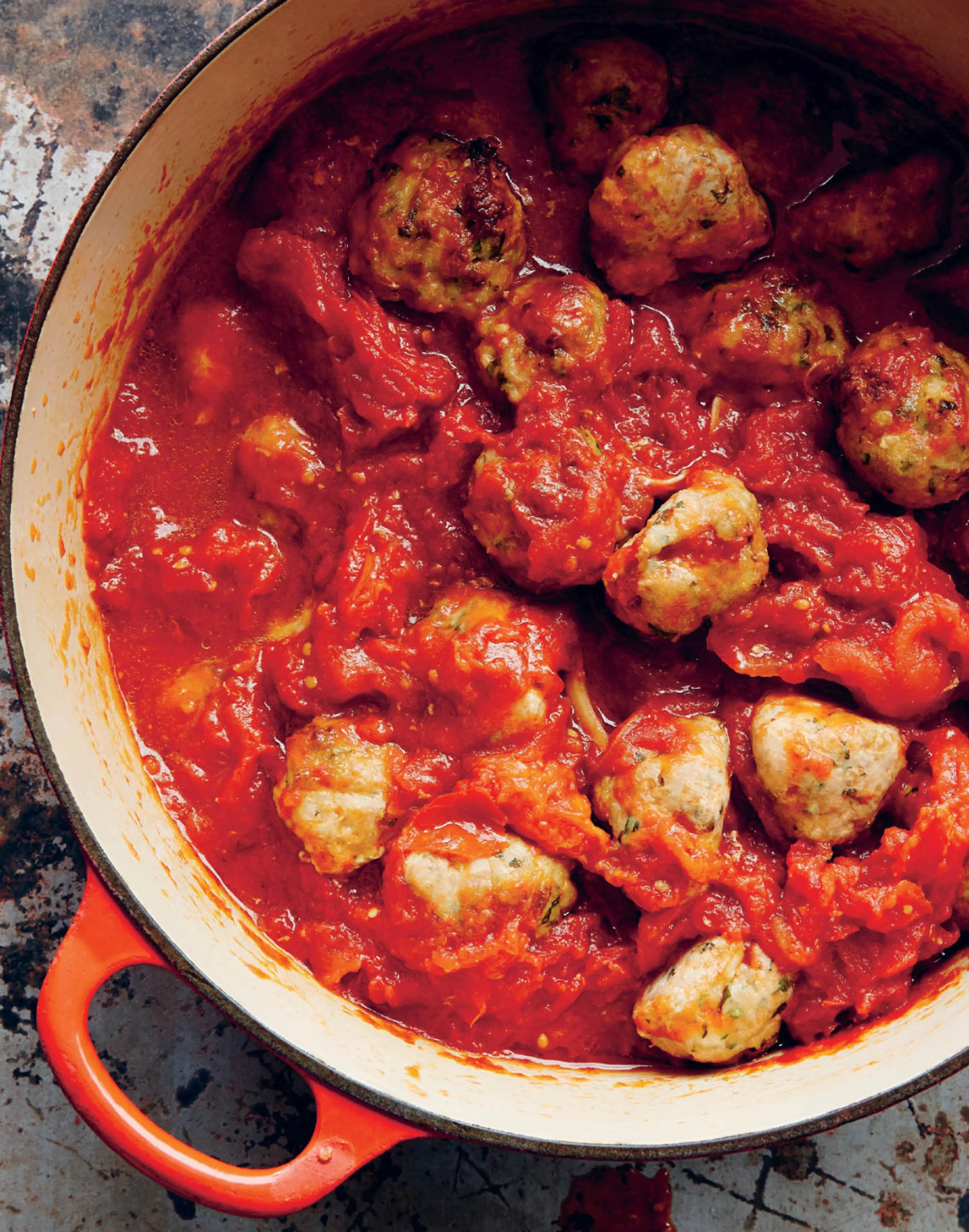 Turkey and Ricotta Meatballs & Sauce