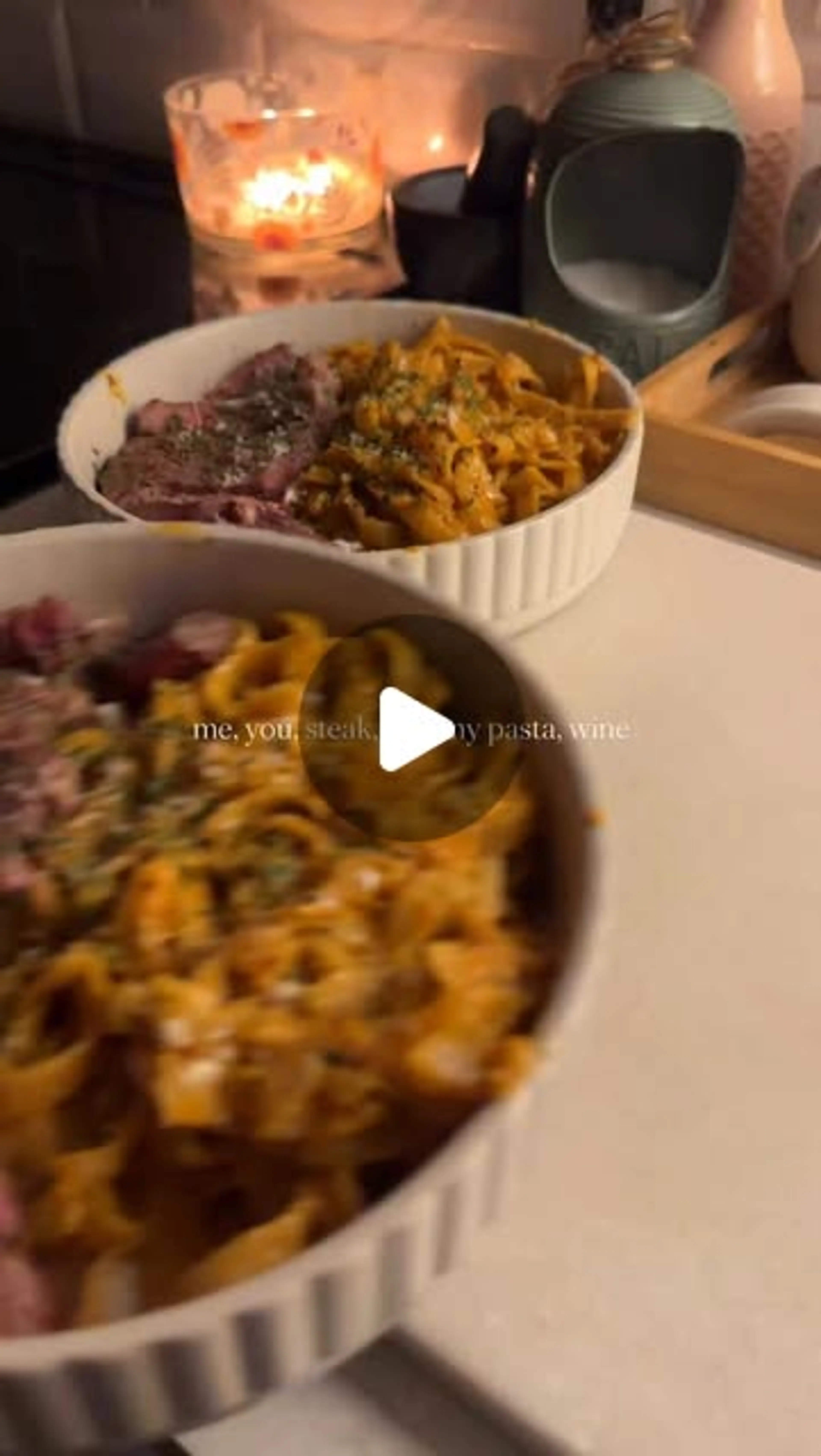 Creamy Cajun Steak Tagliatelle