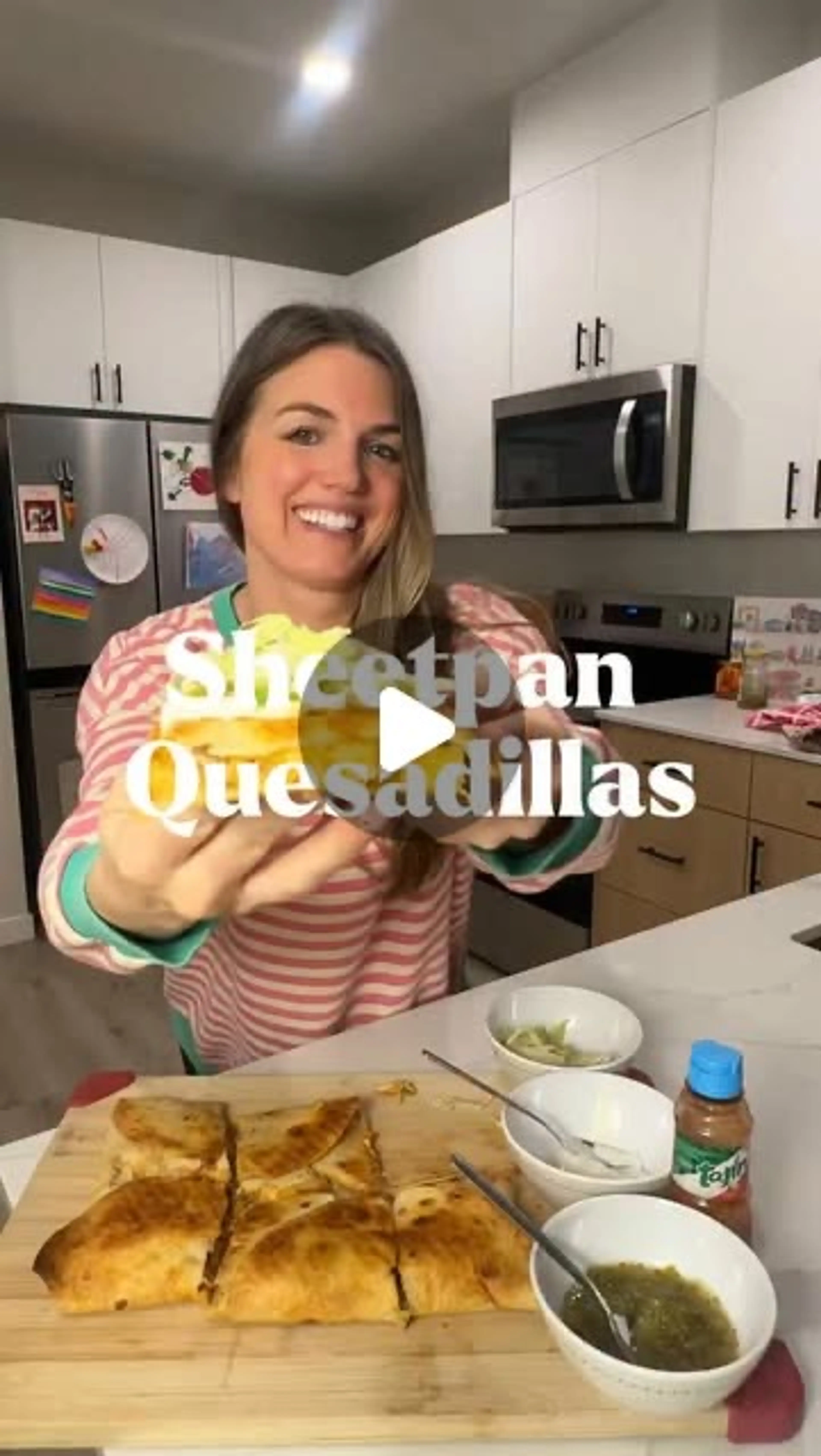 Sheetpan Quesadillas