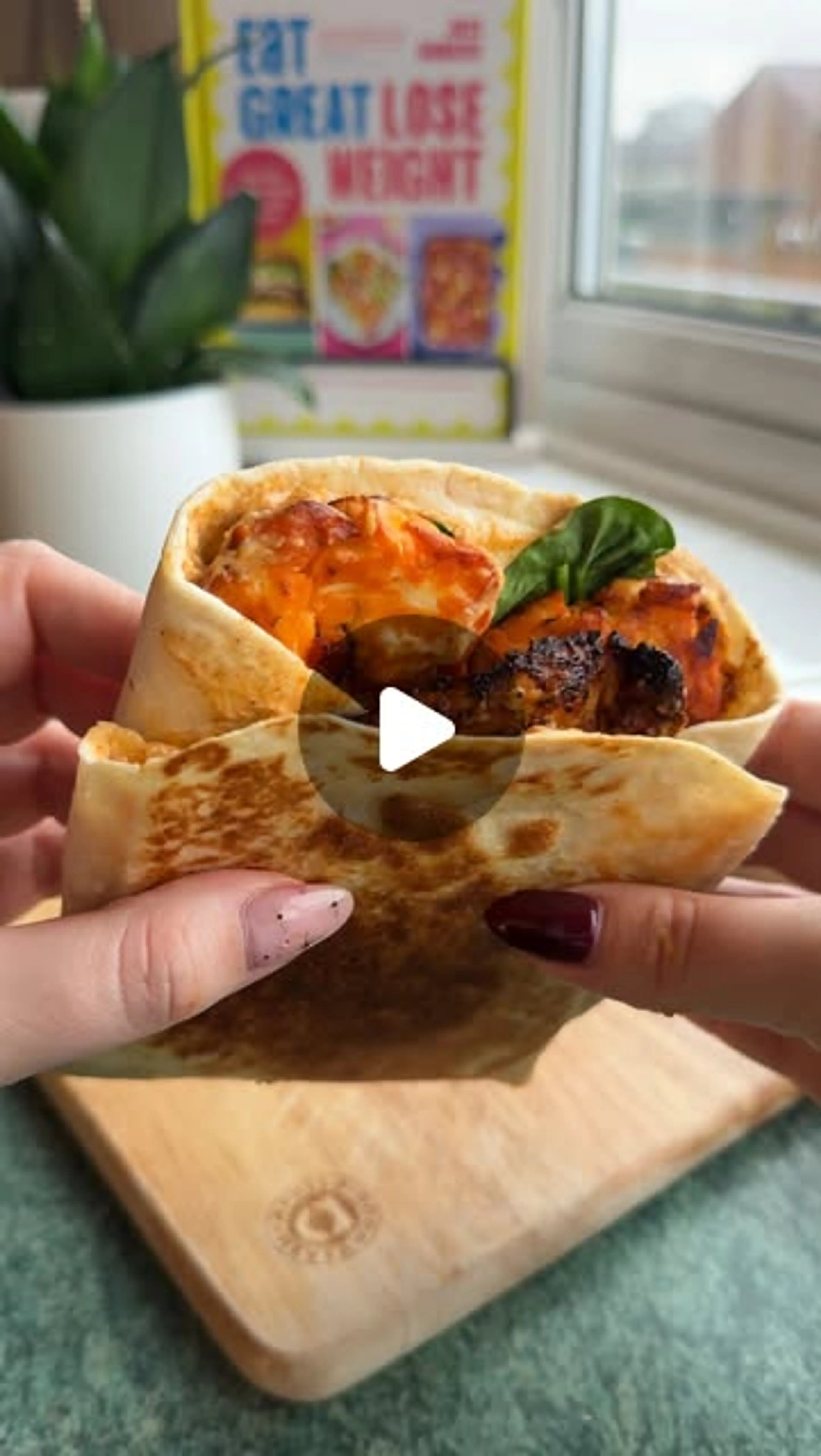 Cajun Chicken, Halloumi & Chorizo Wrap