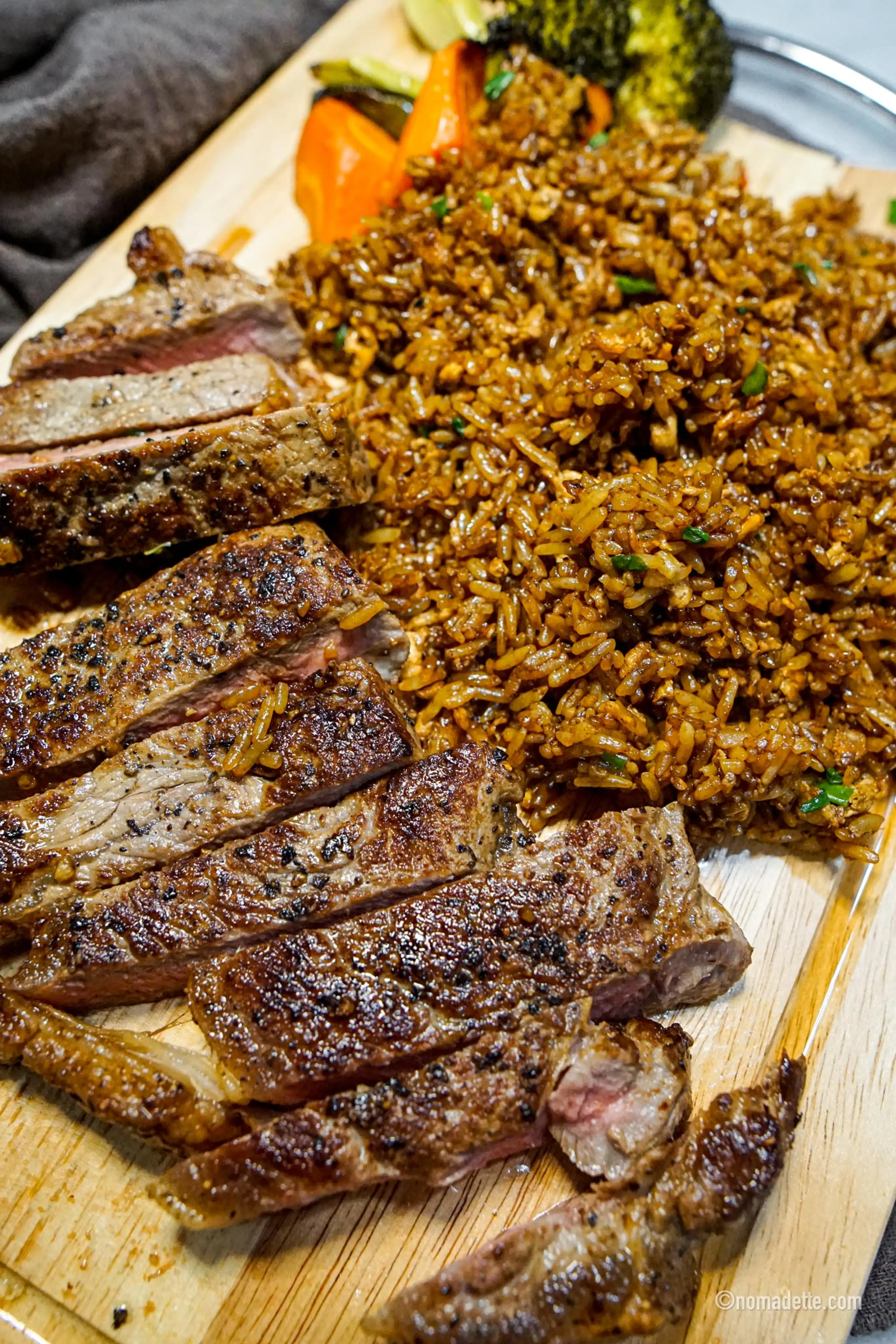 Steak and Heart Attack Fried Rice