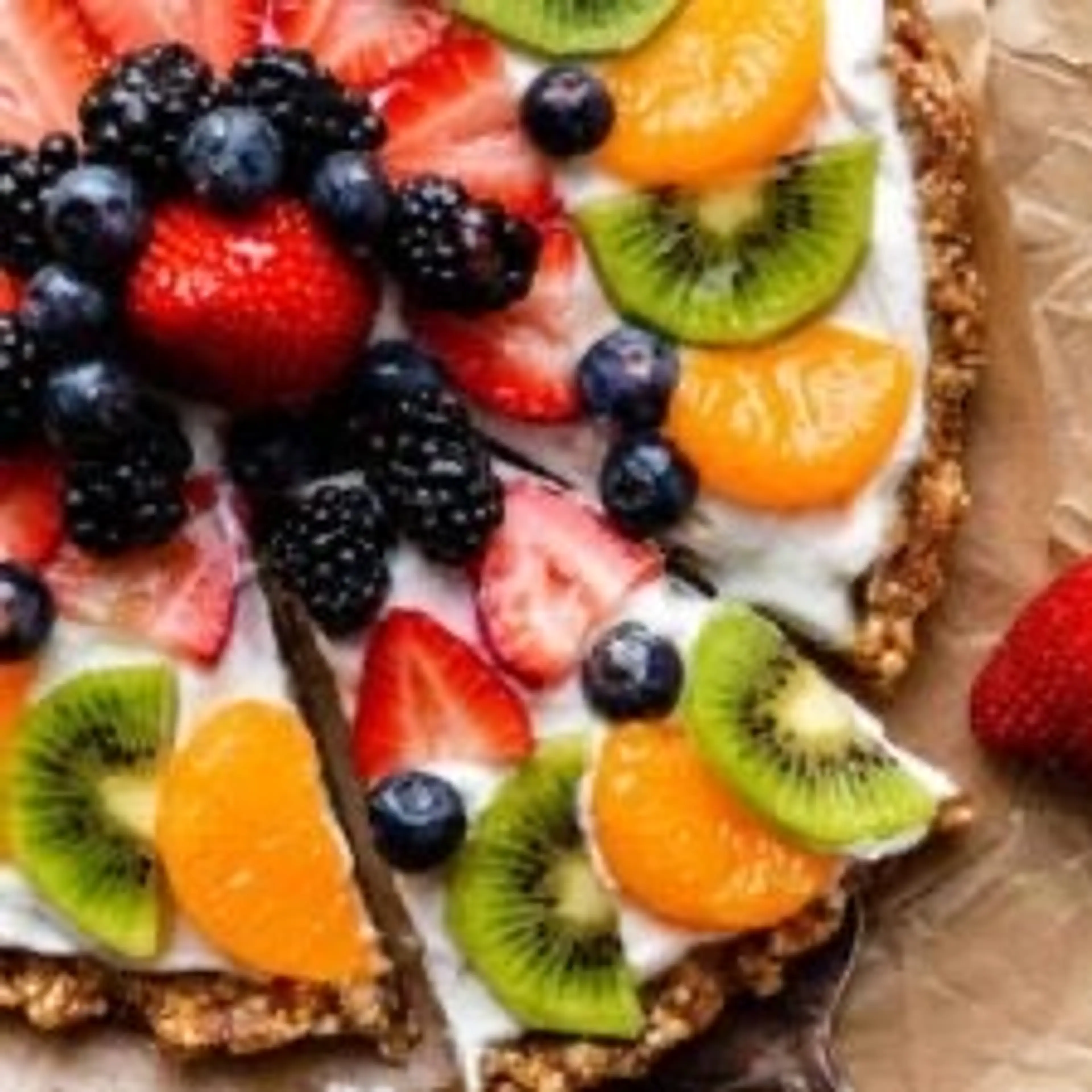 No-Bake Greek Yogurt Fruit Tart