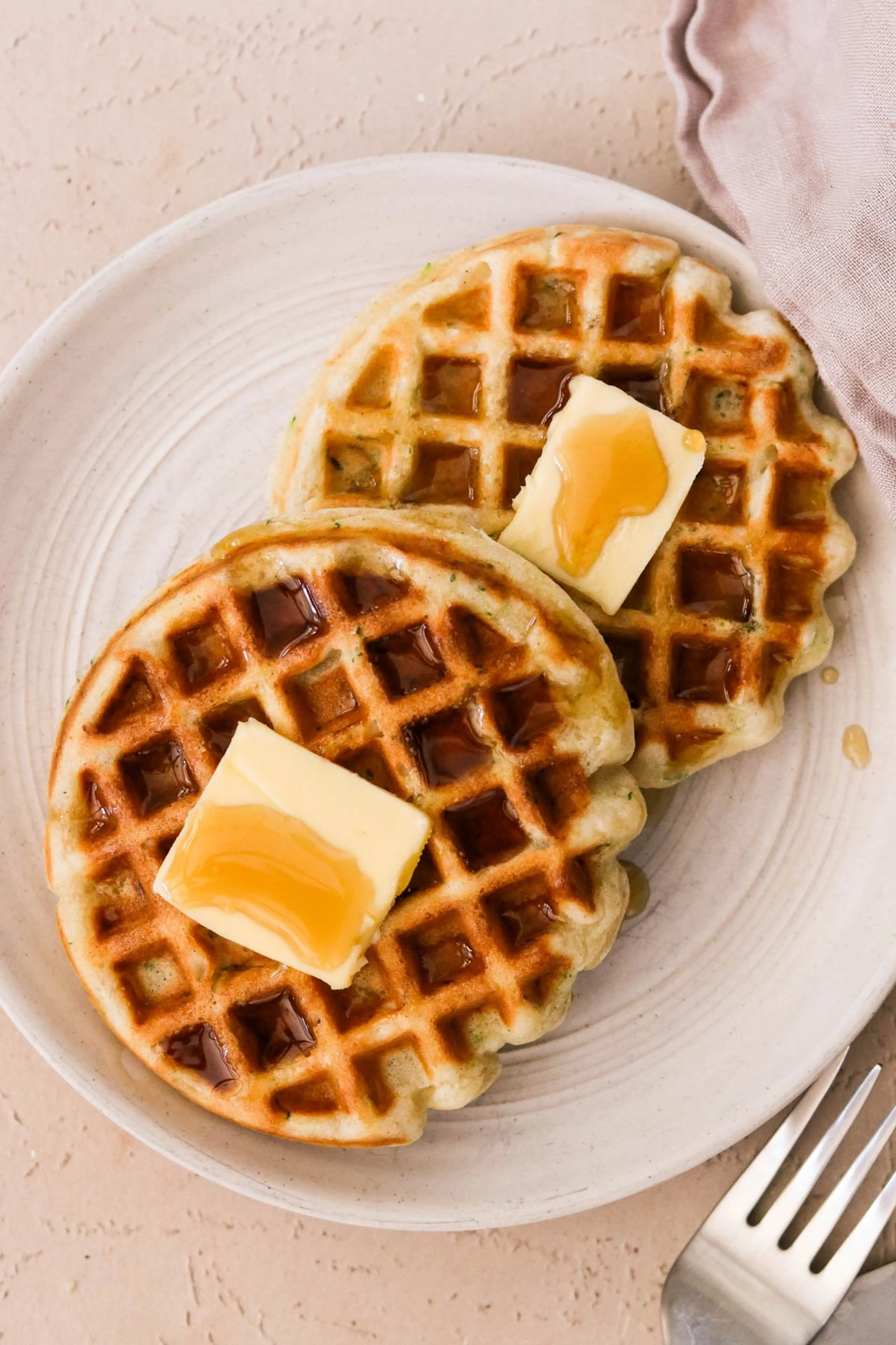 Fluffy High Protein Ricotta Waffles (Crispy & Kid Approved!)