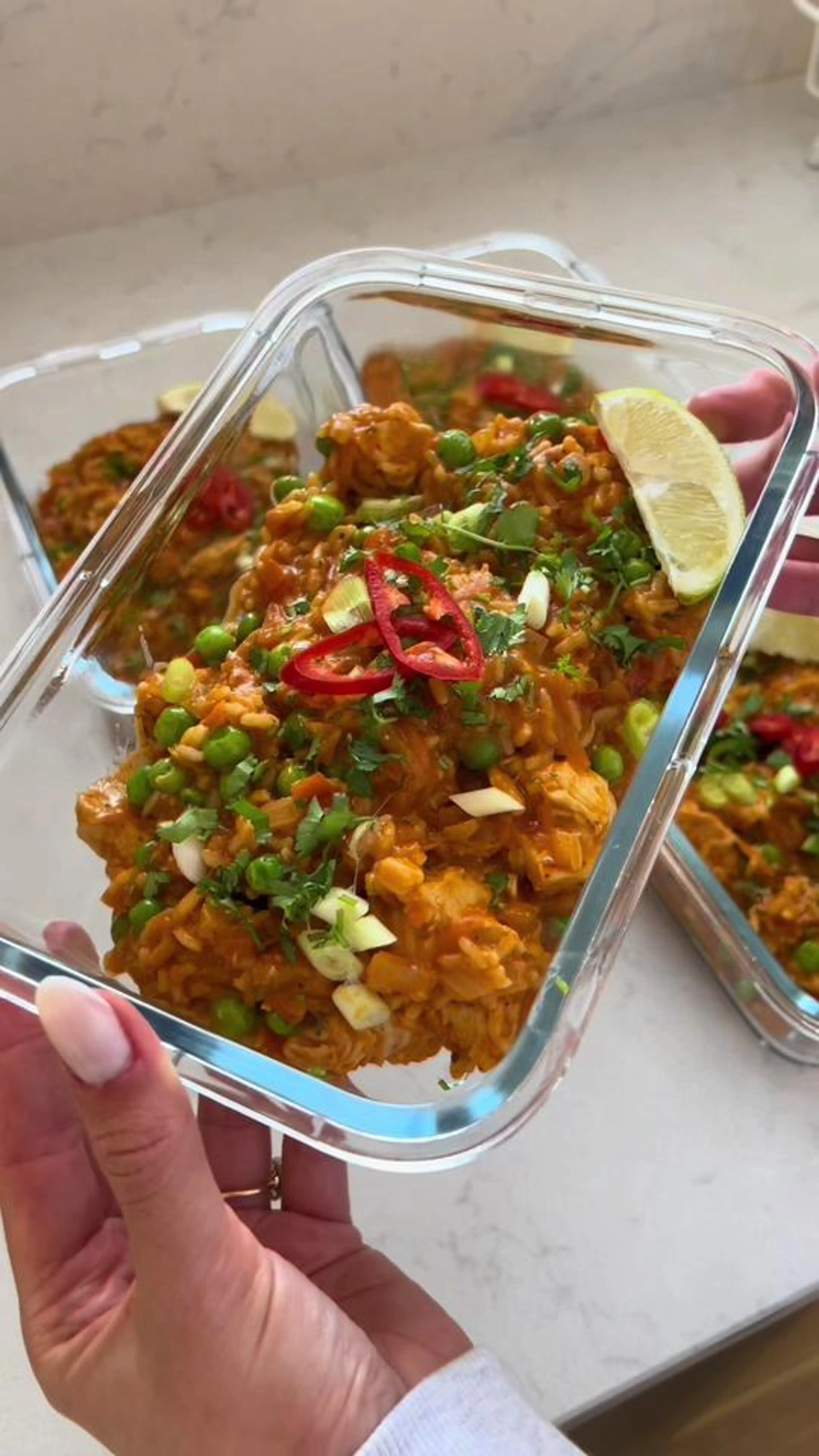 Meal Prep for the Week, Creamy Red Thai Rice Bowl