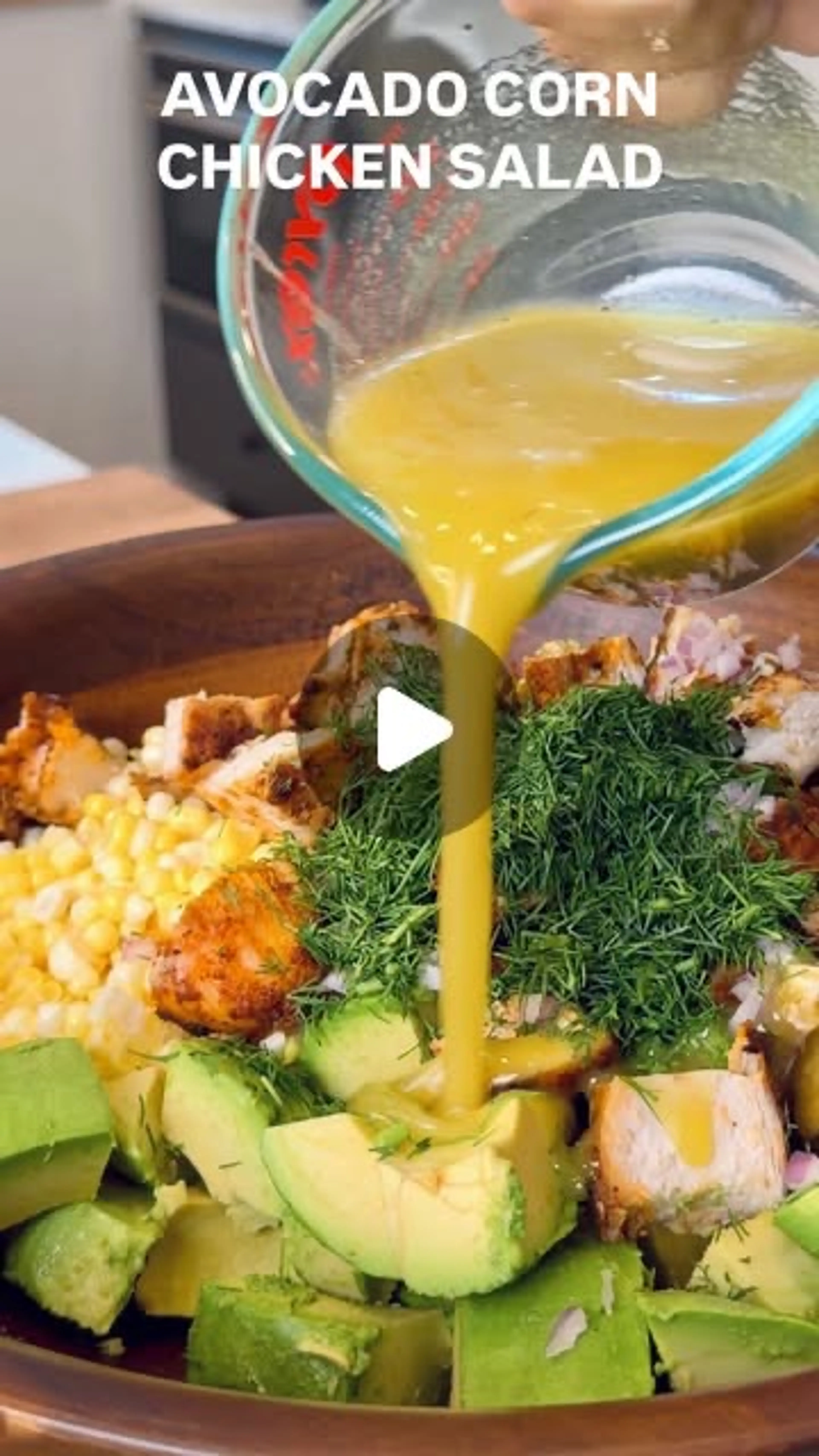 Avocado Corn Chicken Salad