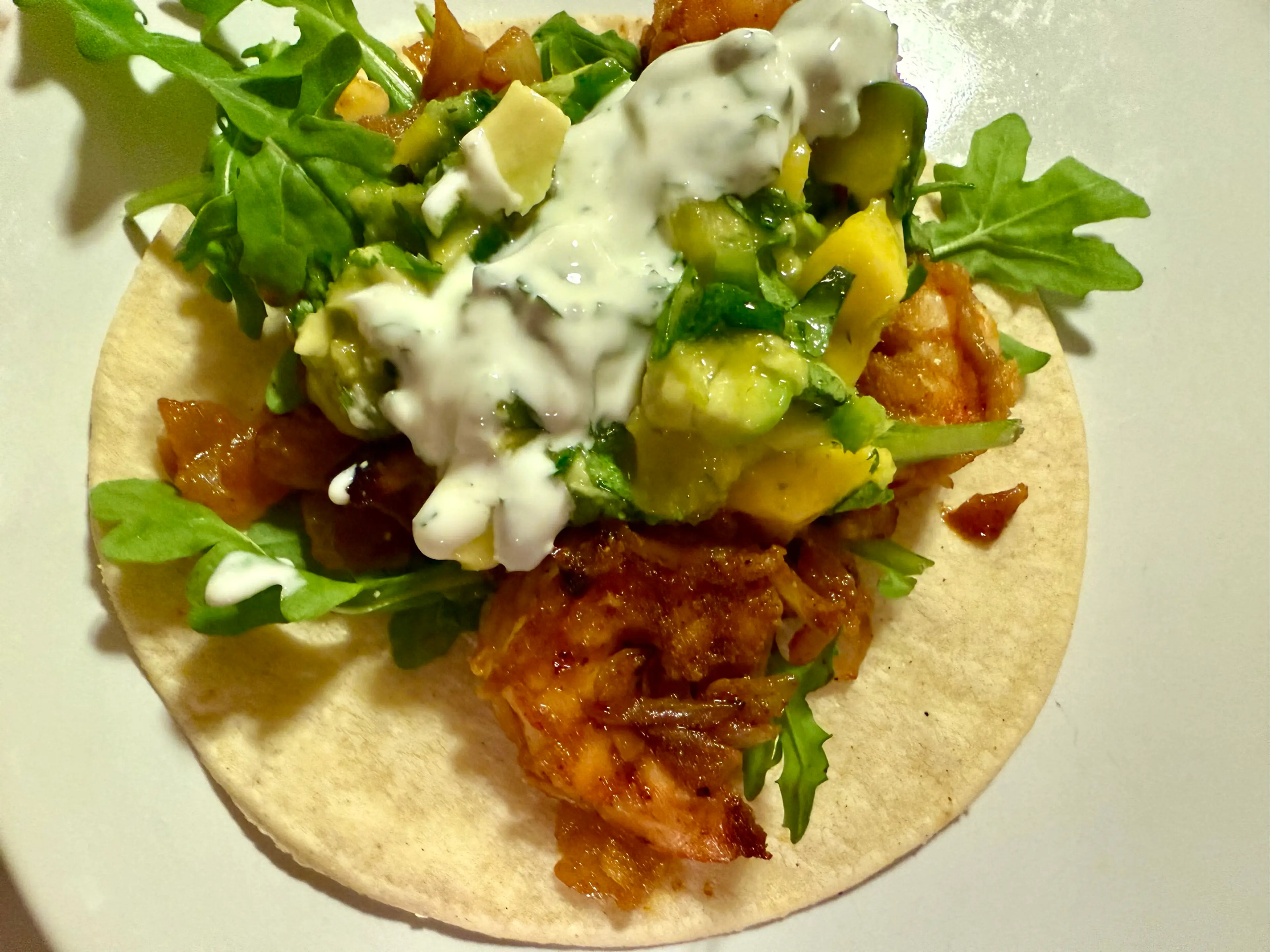 Shrimp Tacos with Mango Salsa