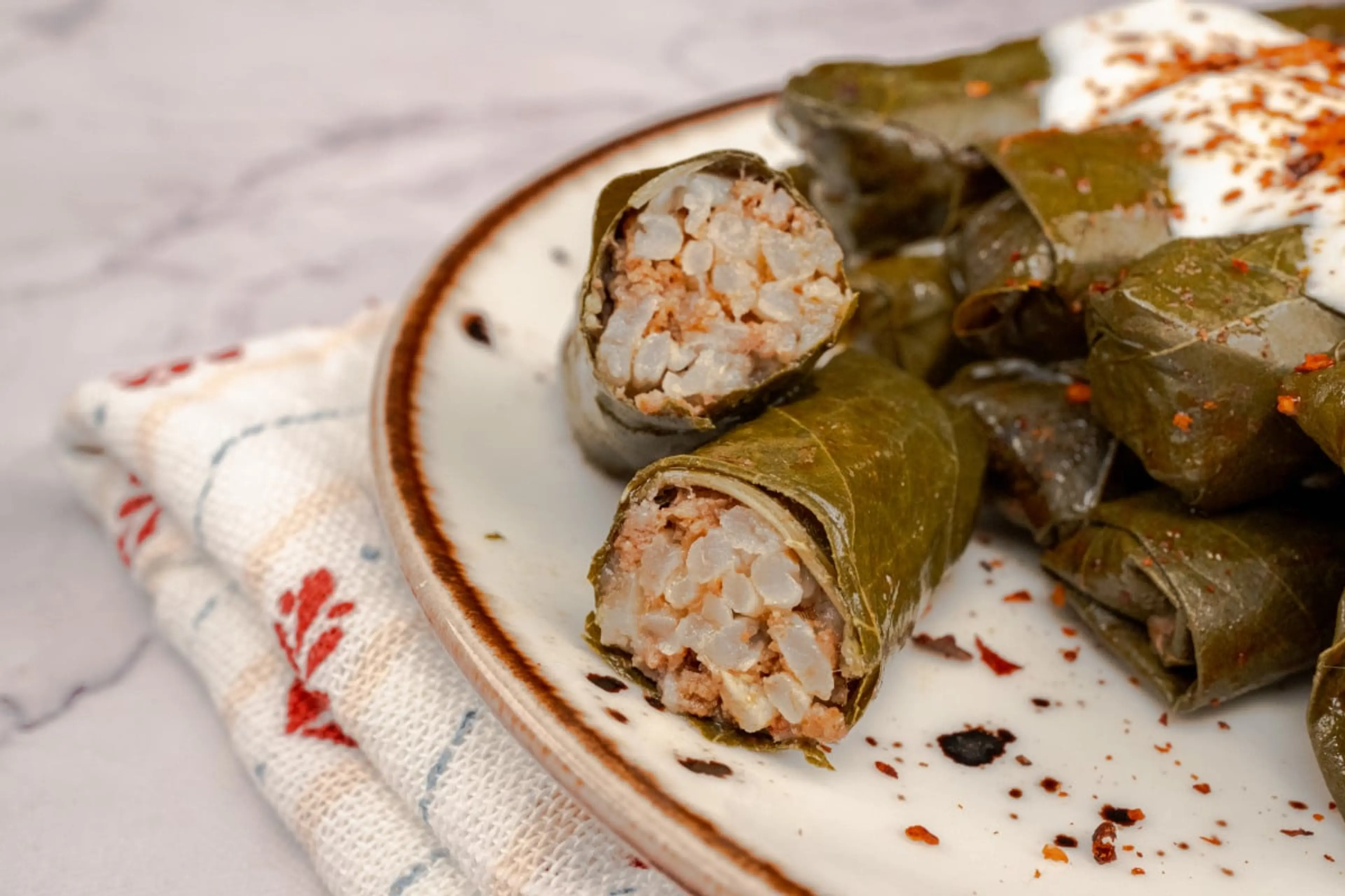 Dolma: Turkish Stuffed Grape Leaves