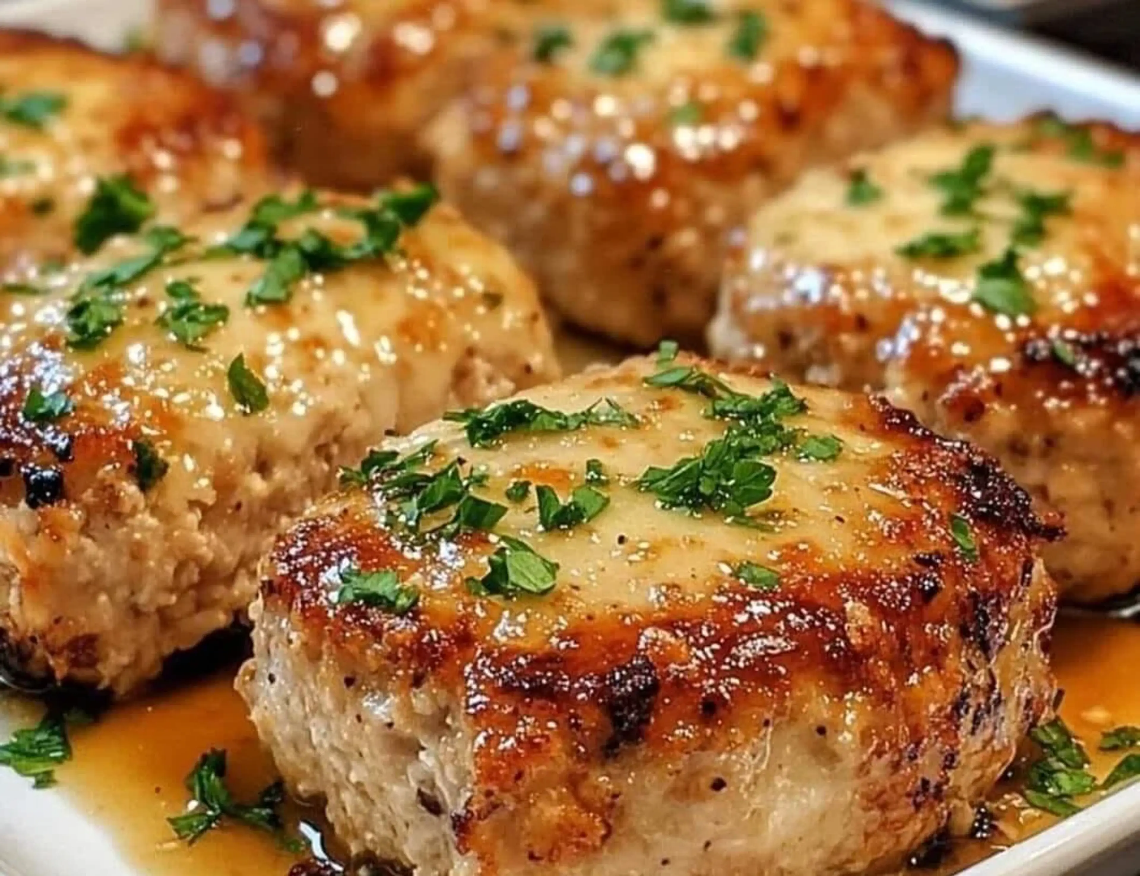 Garlic Parmesan Chicken Meatloaf