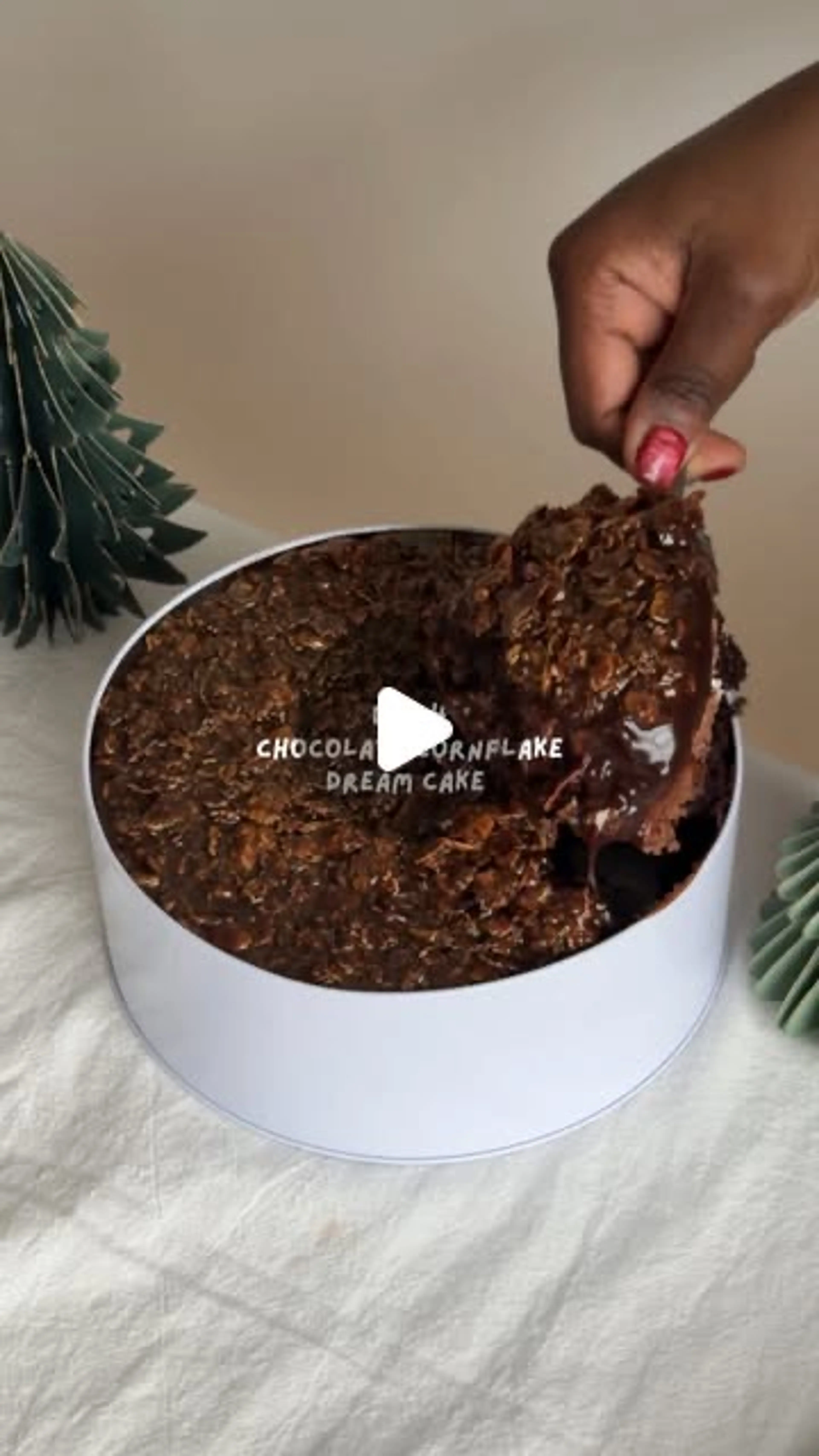 Chocolate Cornflake Dream Cake