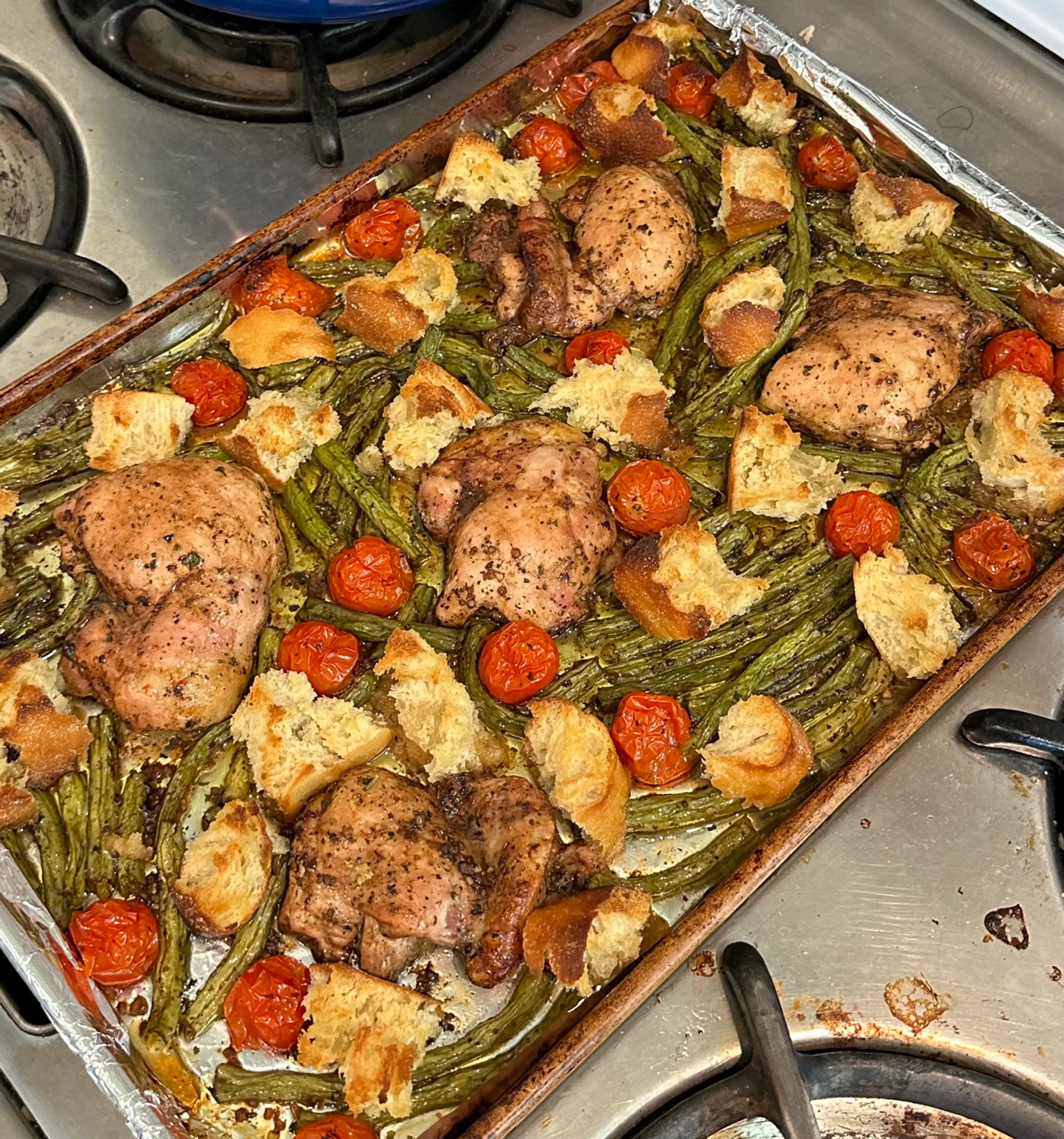 Italian Chicken Sheet Pan Supper