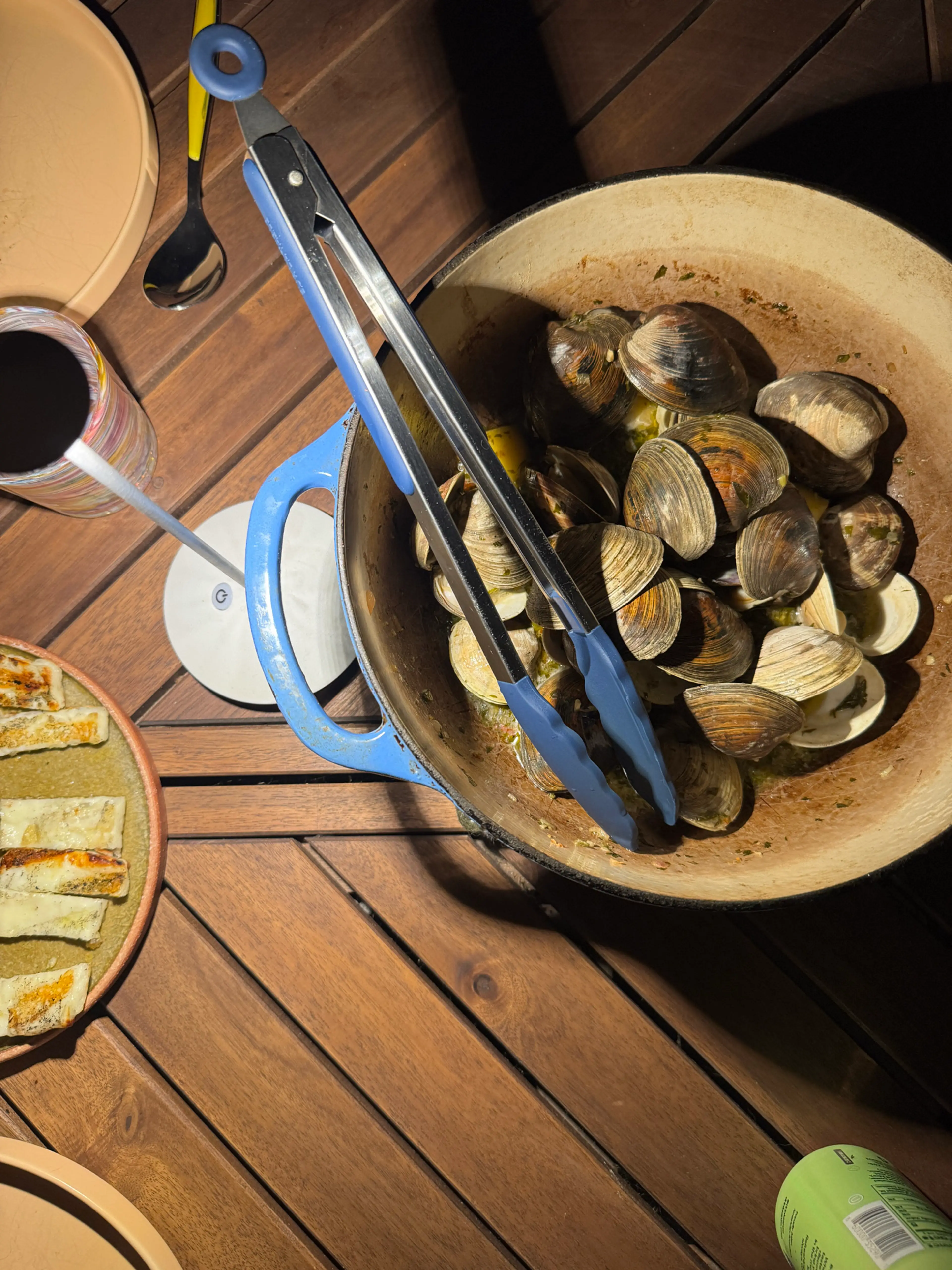 Grilled Clams with Calabrian Chile Butter