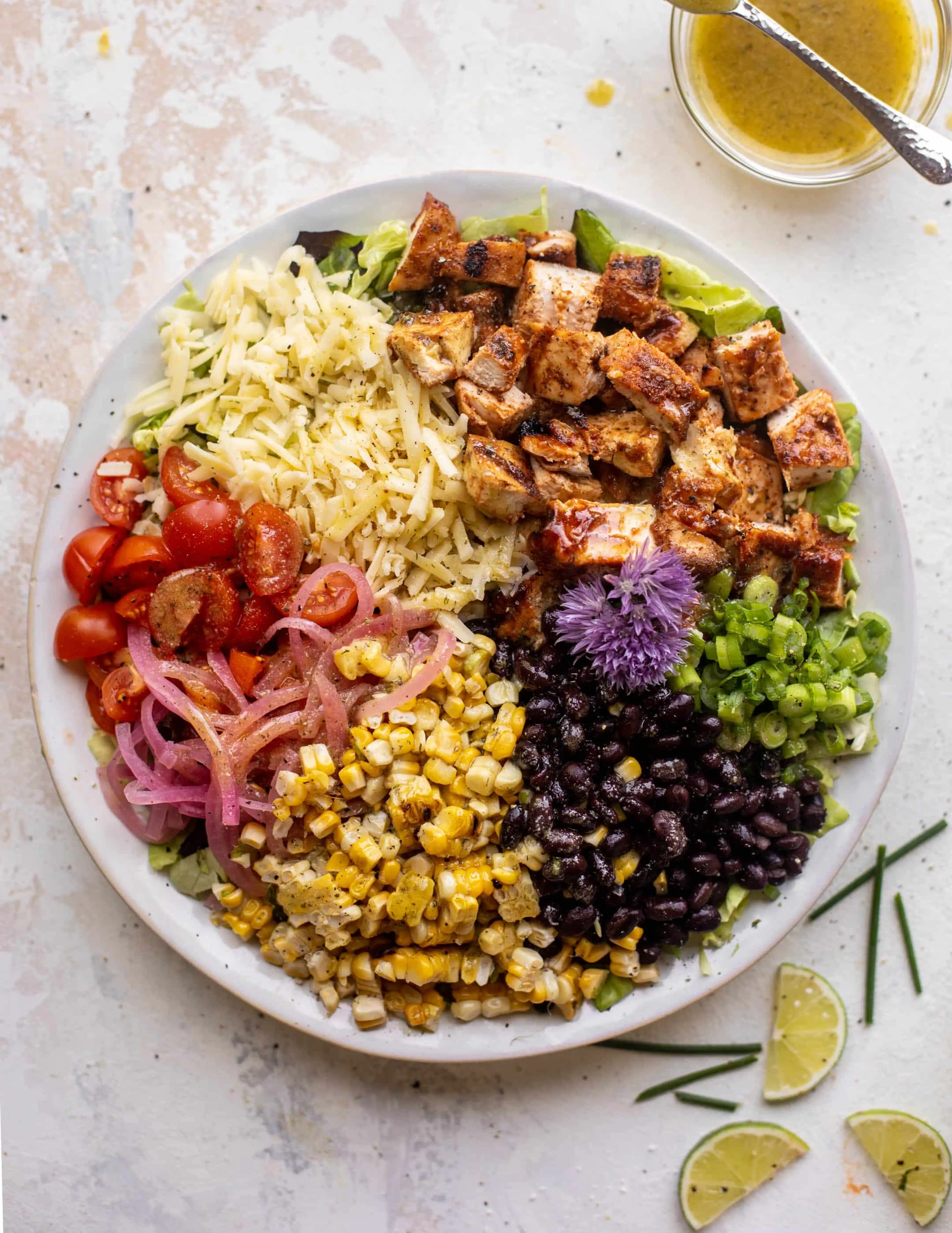 Summer BBQ Chicken Chopped Salad