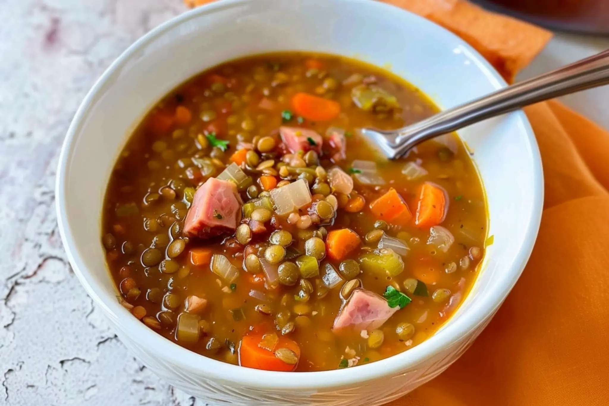 Ham and Lentil Soup