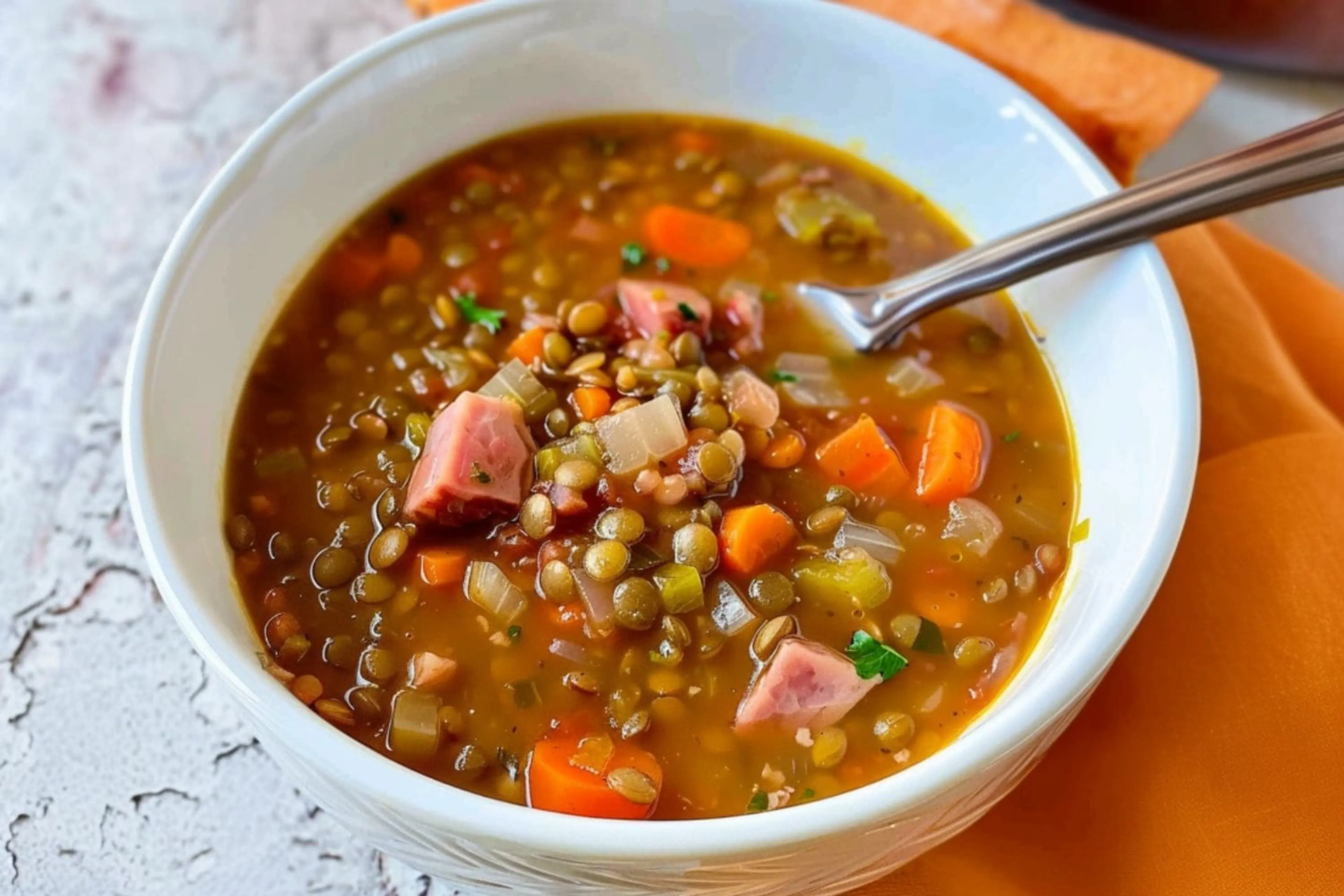 Ham and Lentil Soup