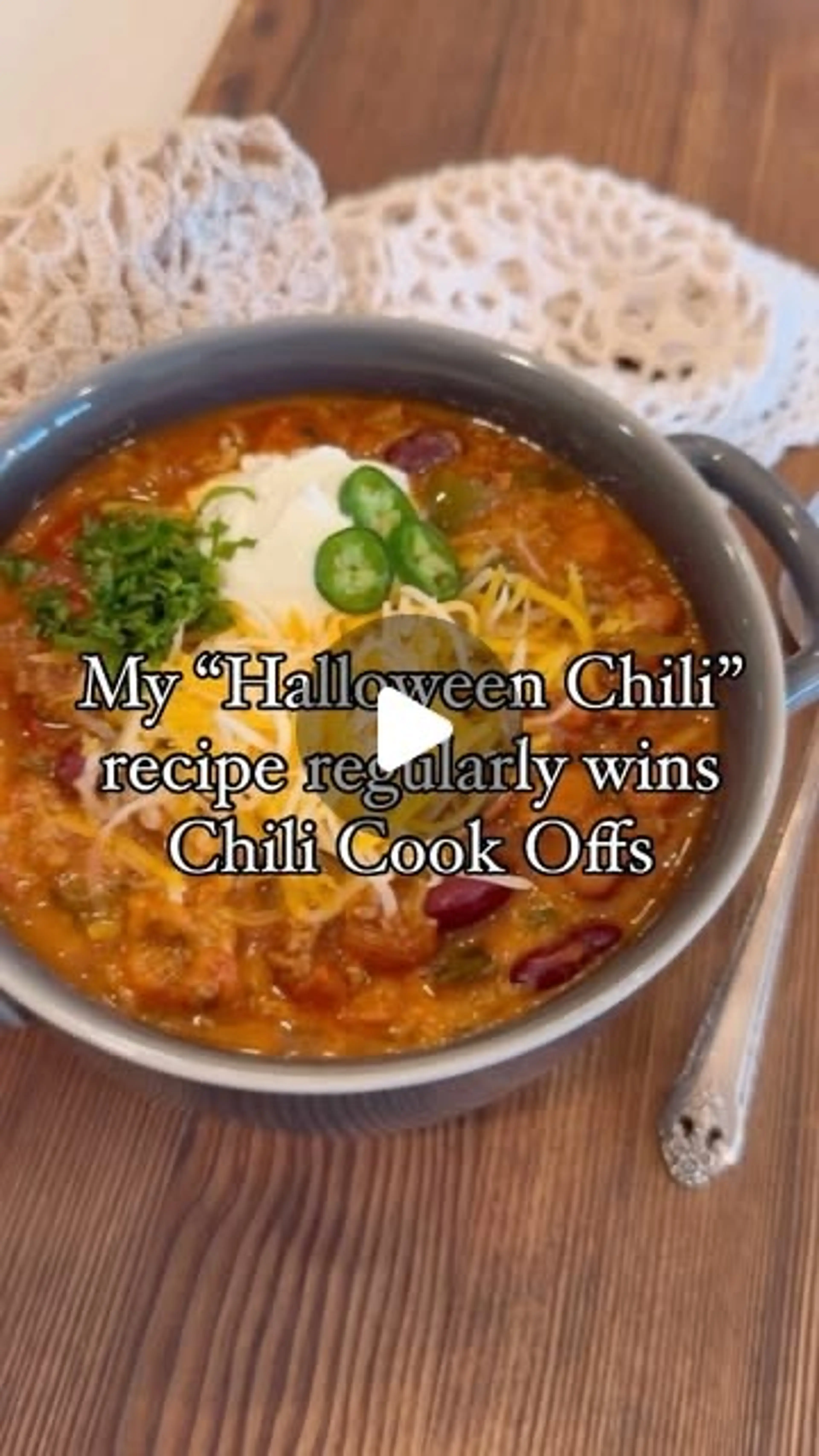 Halloween Chili - a Many Time Award Winning Chili and the Be