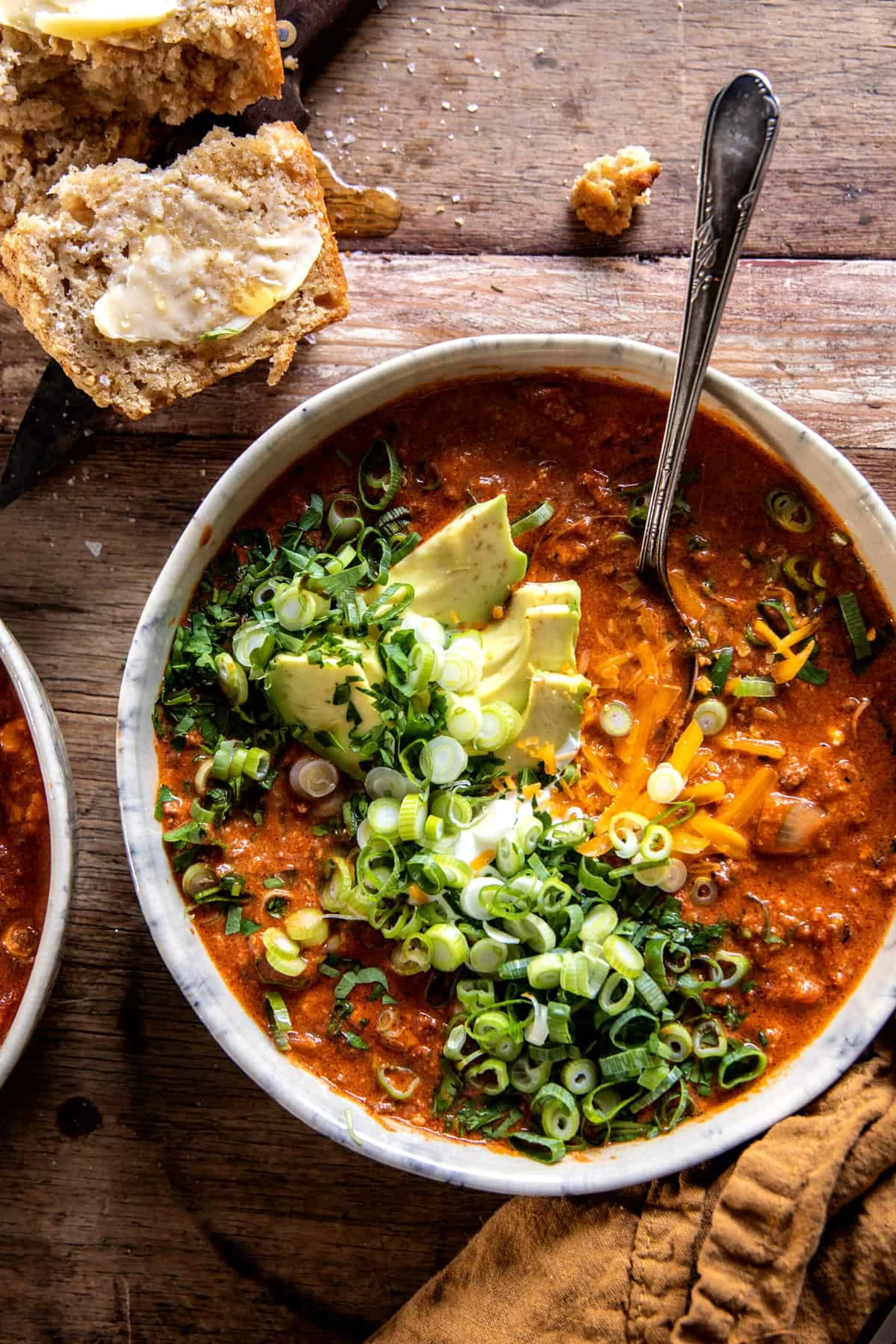 Spicy Queso Beef Chili