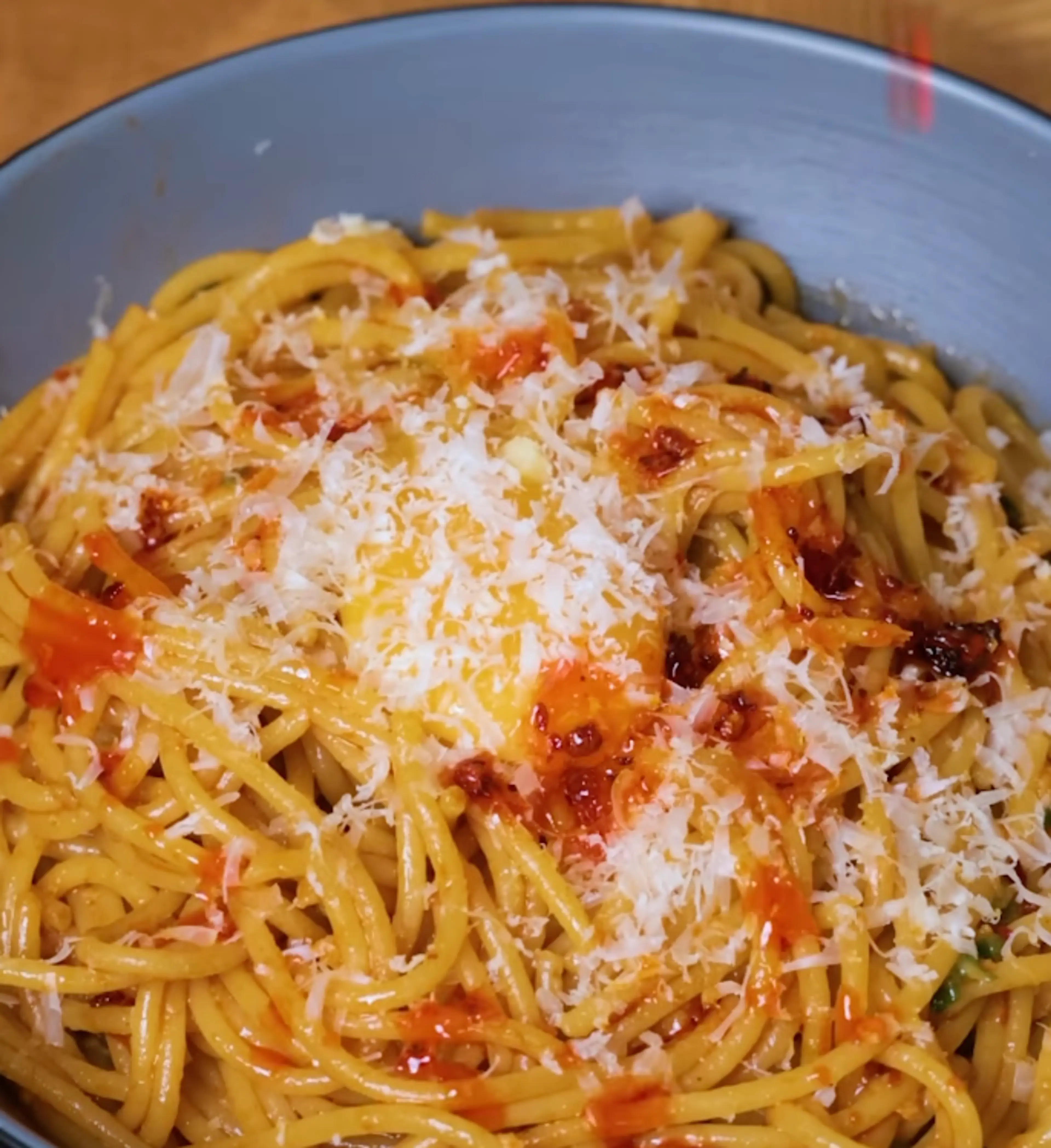 Chili Oil Garlic Butter Pasta