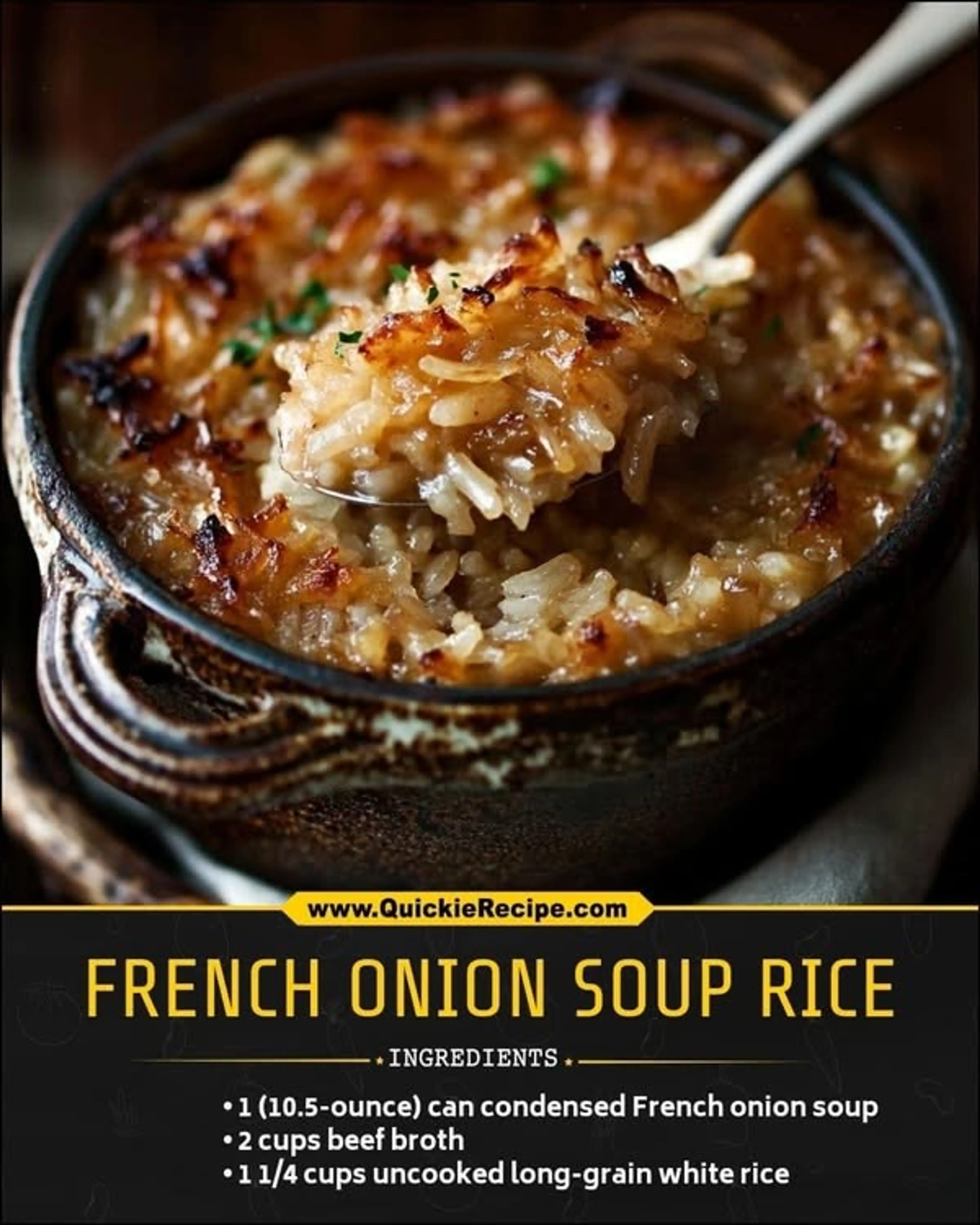 French Onion Soup Rice