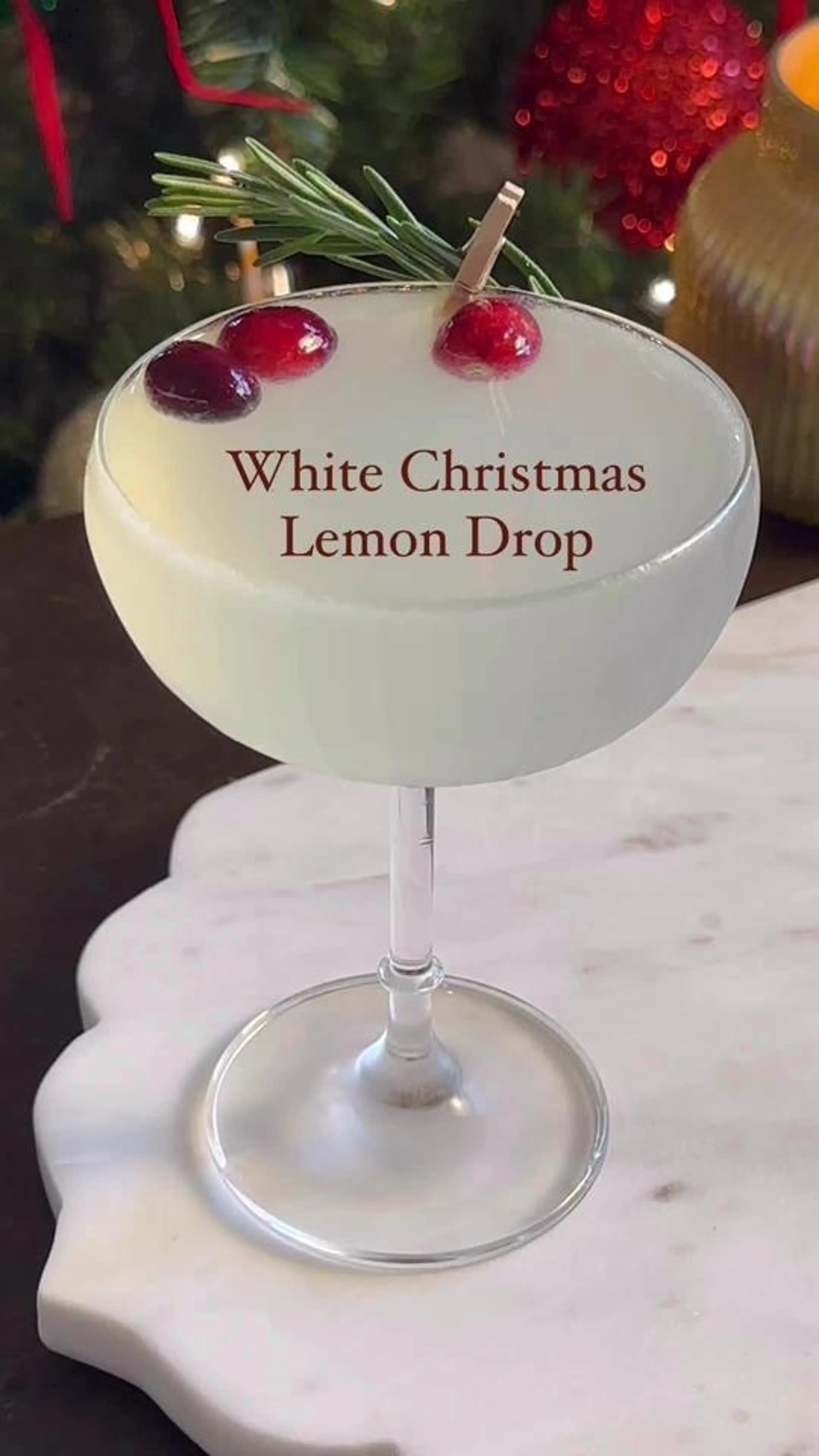 Holiday Lemon Drop