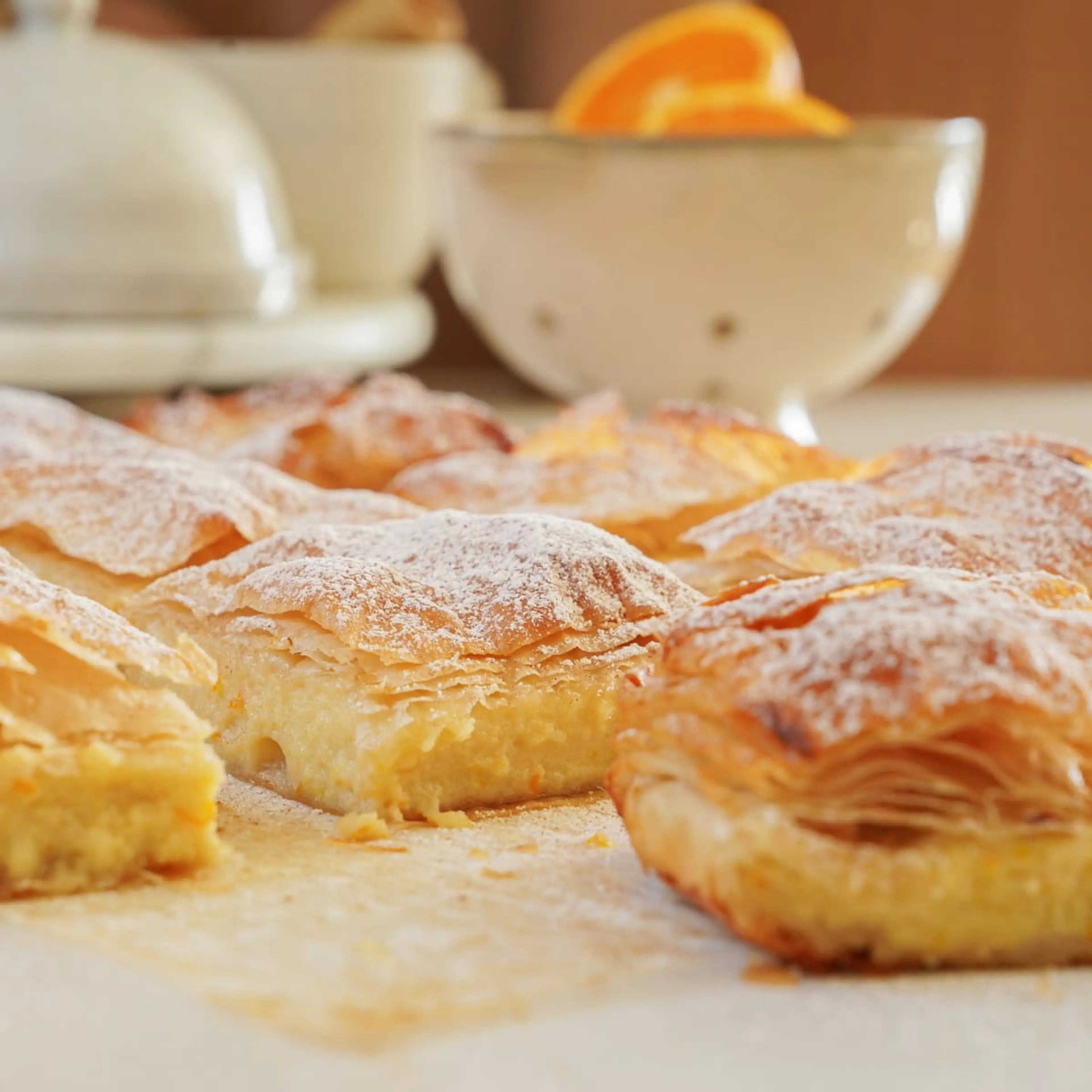 Bougatsa (Greek Custard Pie)