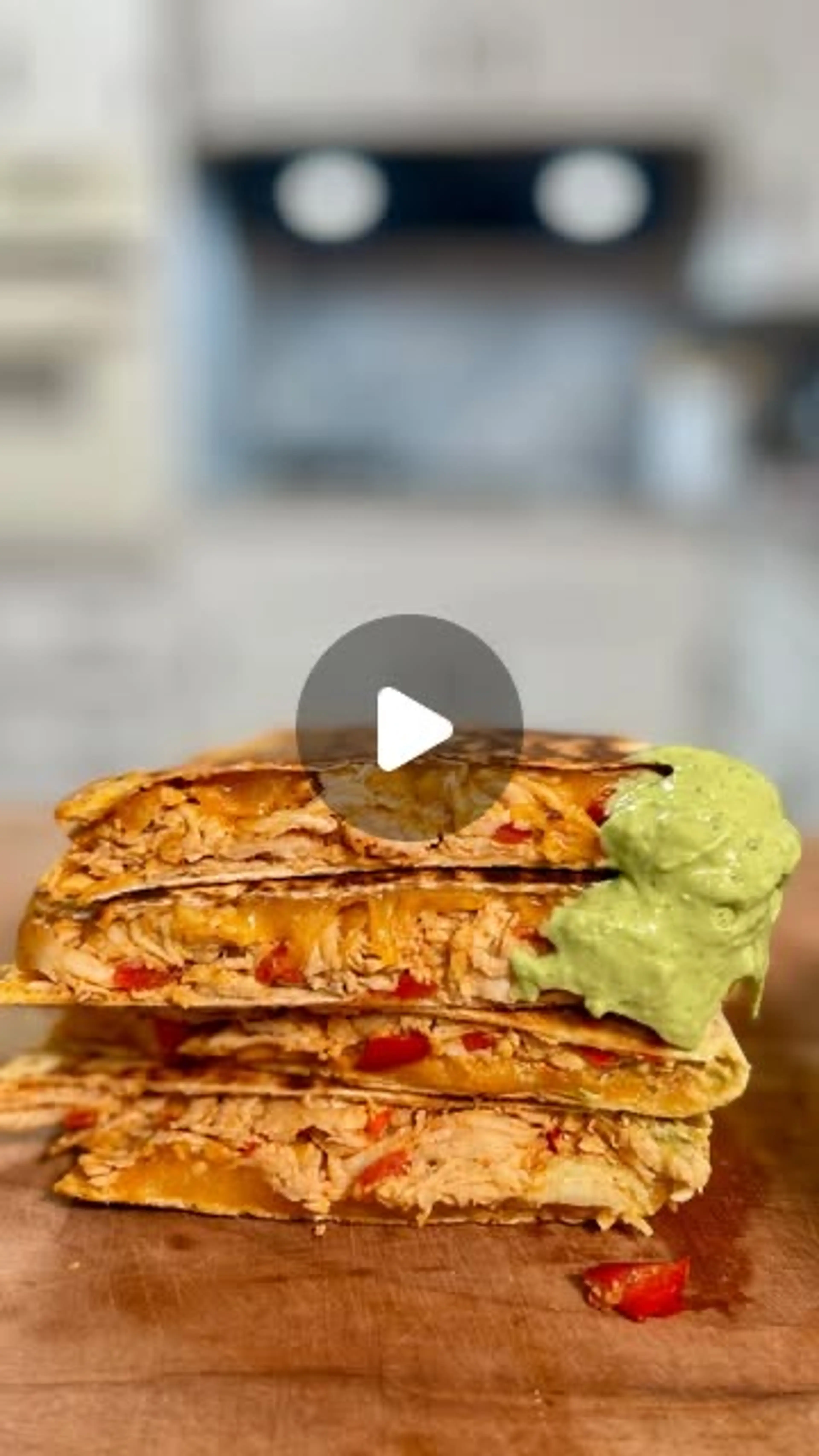 High Protein Chicken Quesadilla