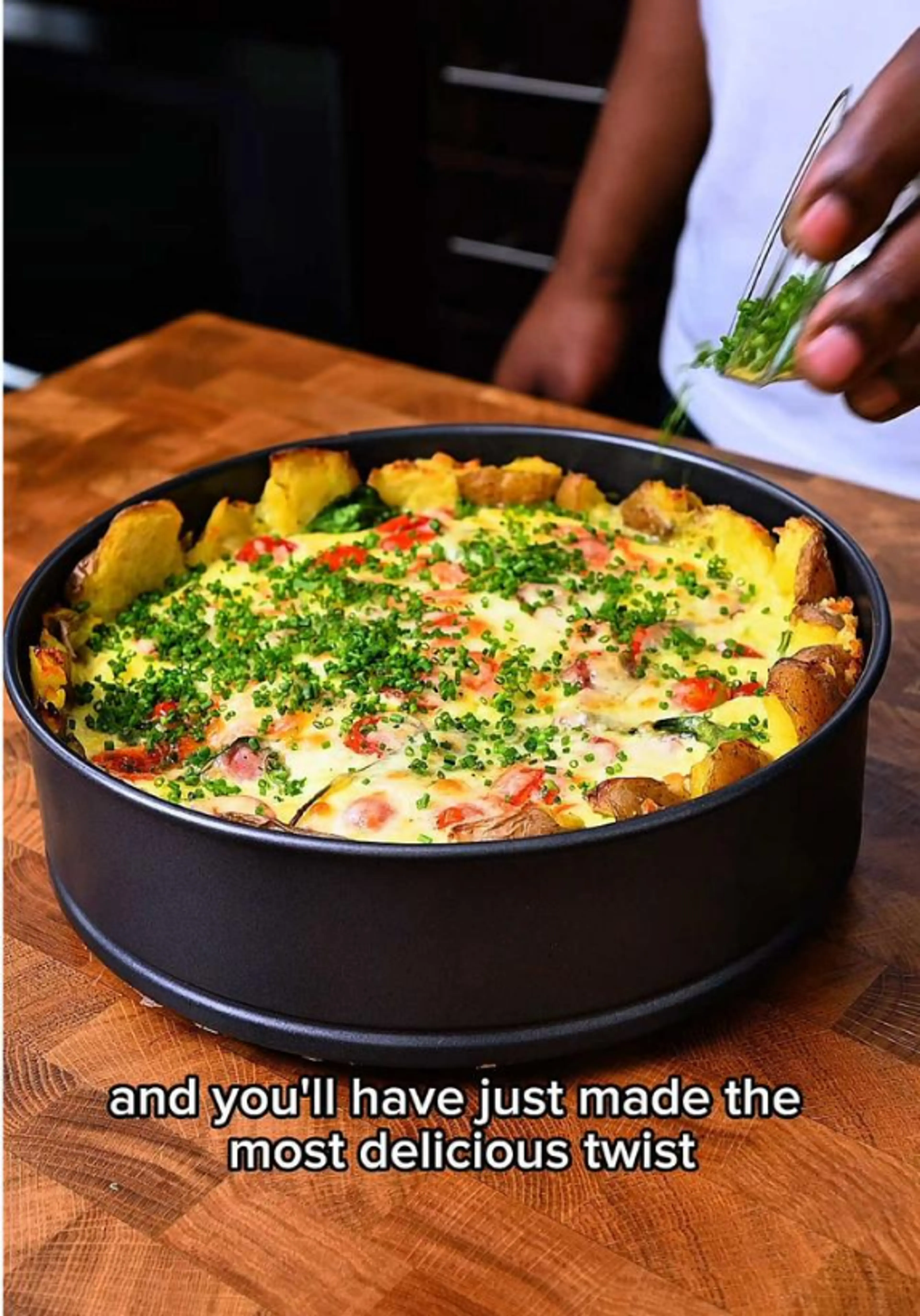 Smashed Potato Quiche
