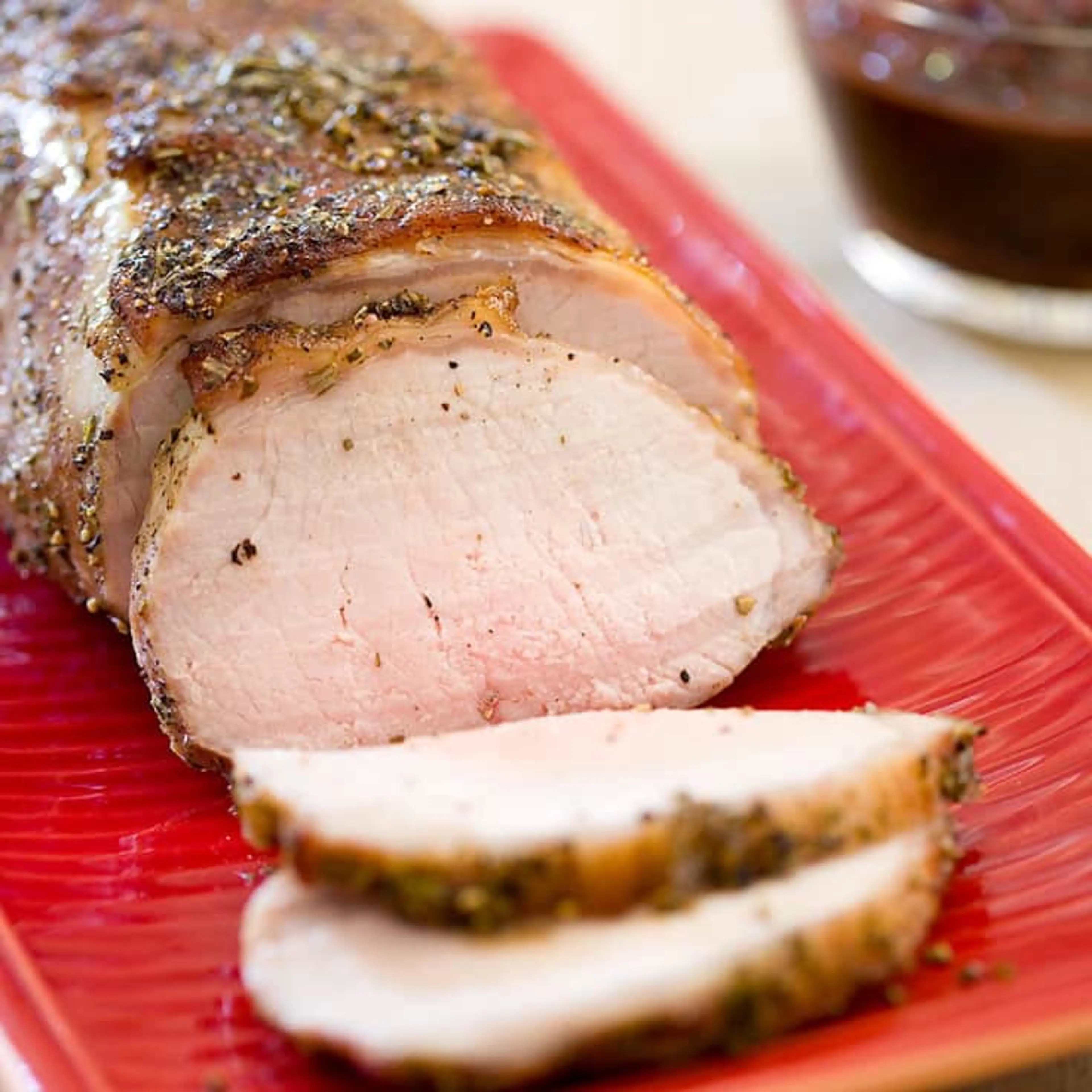 Pepper-Crusted Pork Loin (ATK)