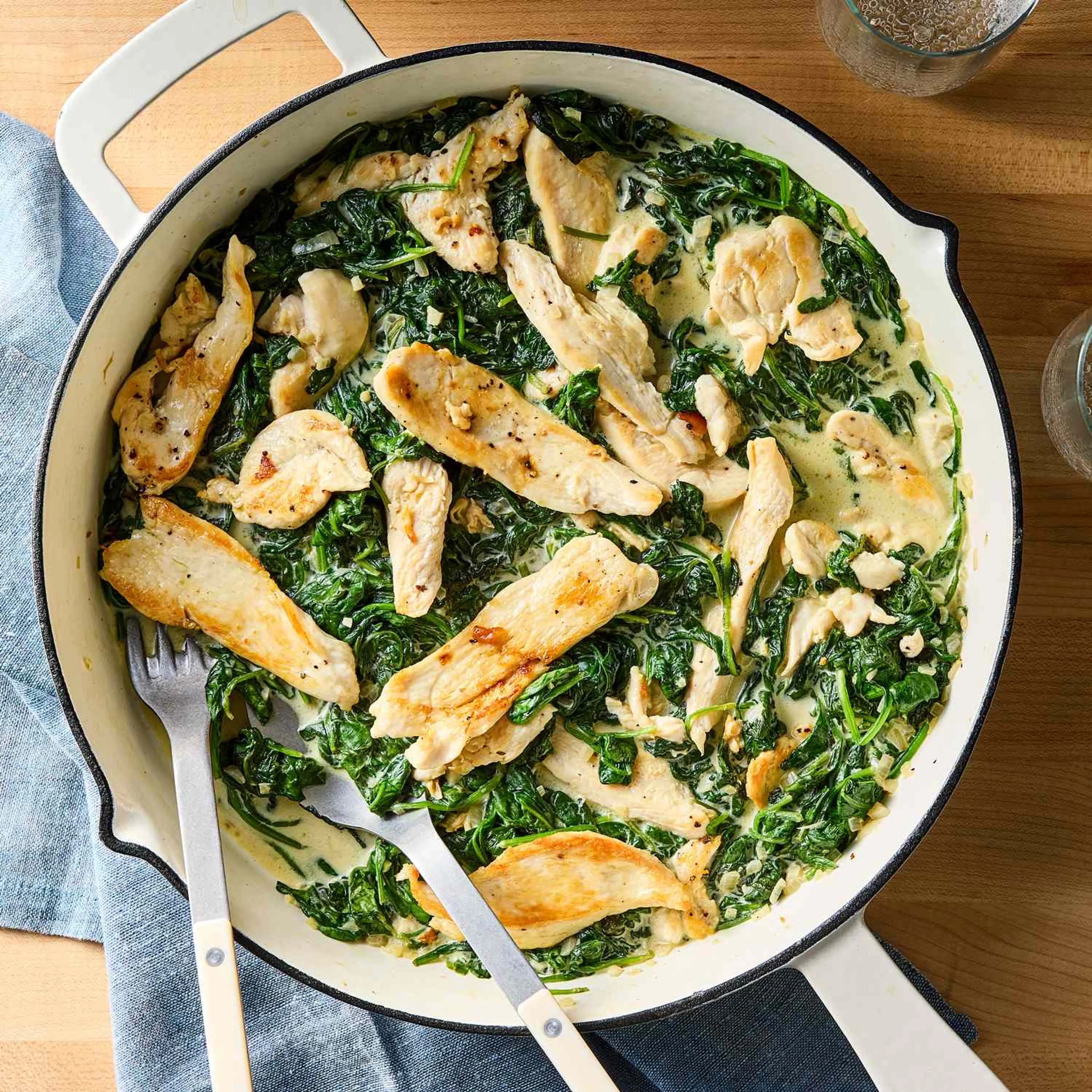 One-Pan Chicken Florentine