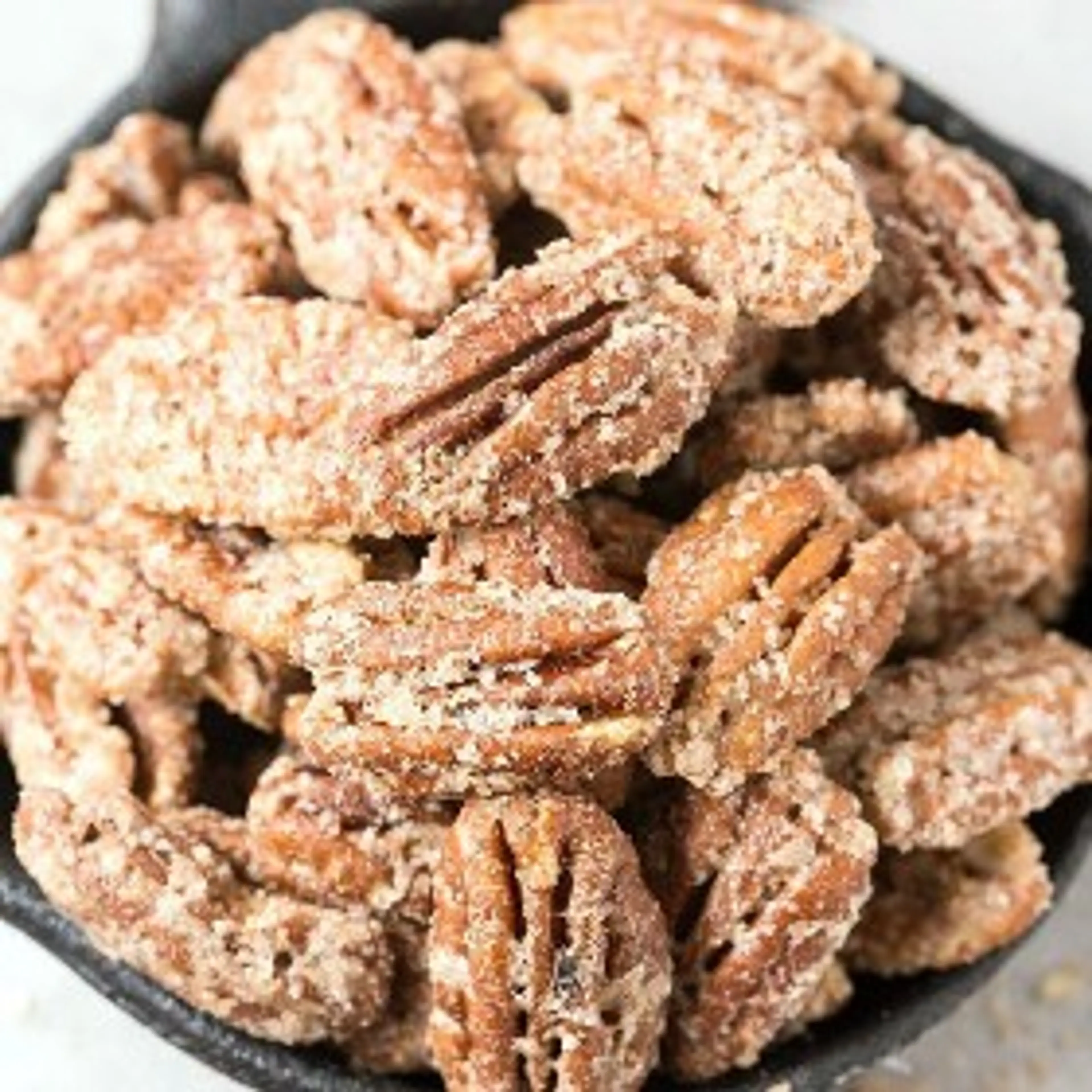 Sugar Free Keto Candied Pecans (Paleo, Vegan)