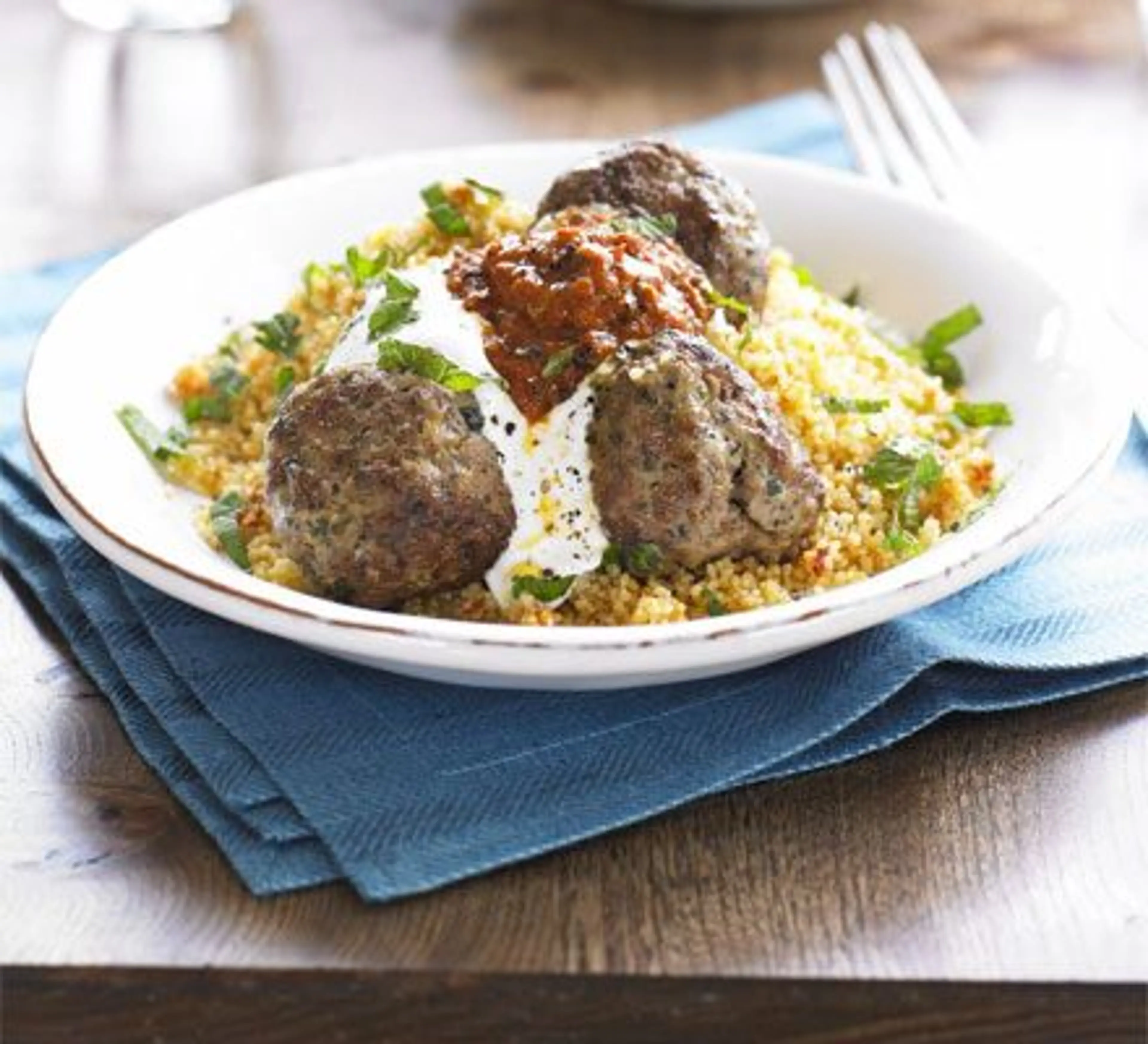 Moroccan lamb meatballs