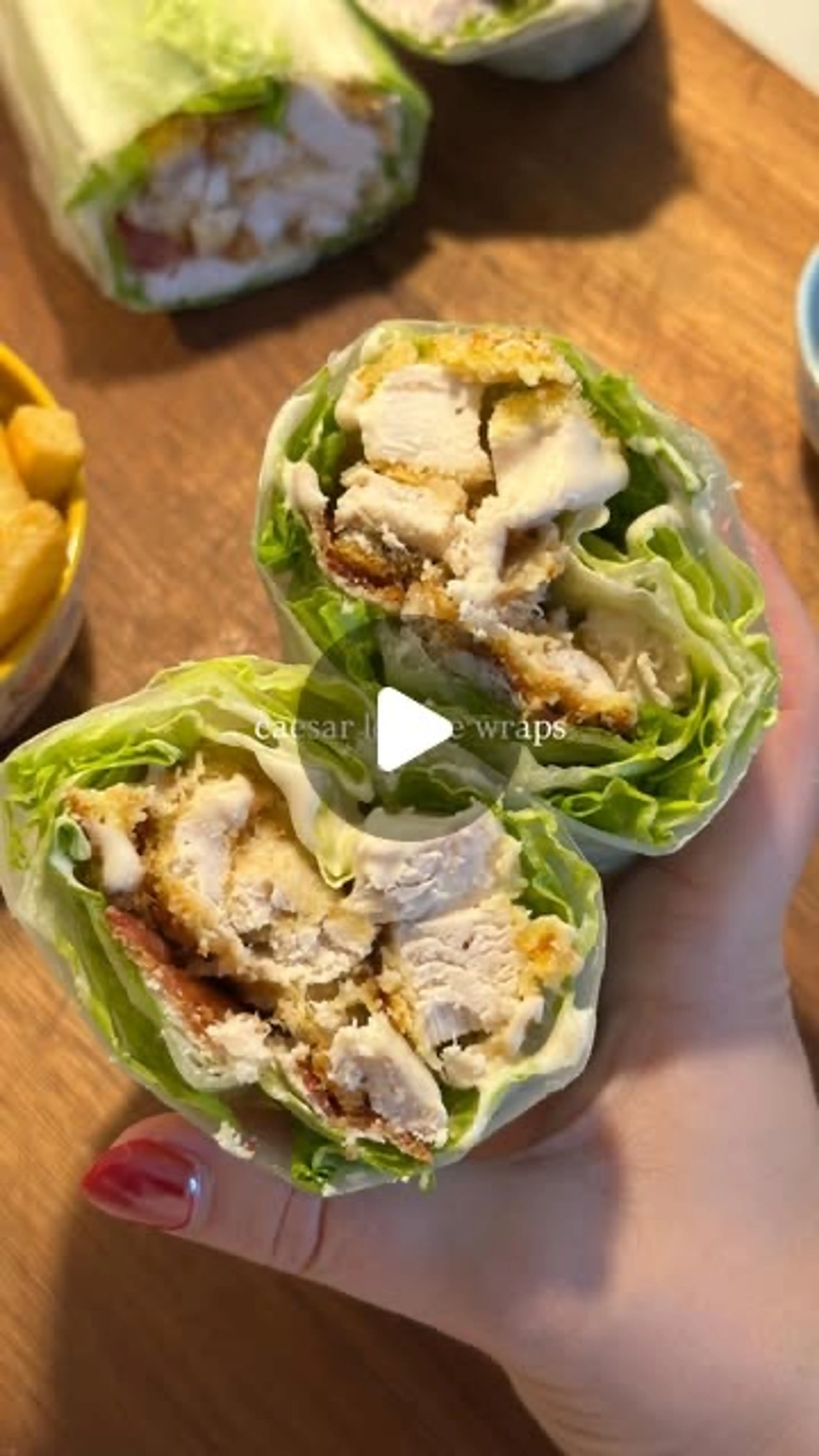 Caesar Lettuce Wrap