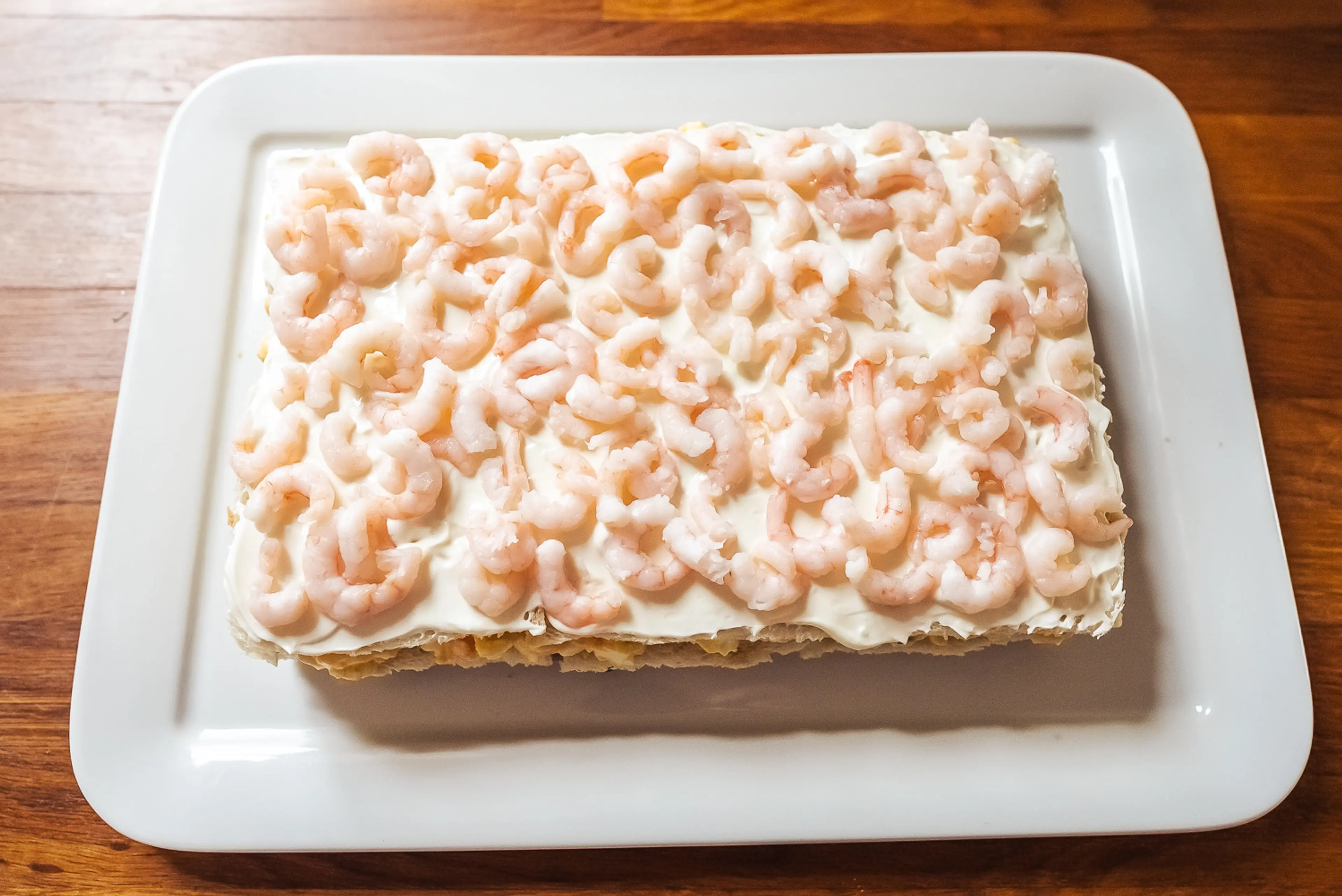 Smörgåstårta (Swedish Sandwich Cake)