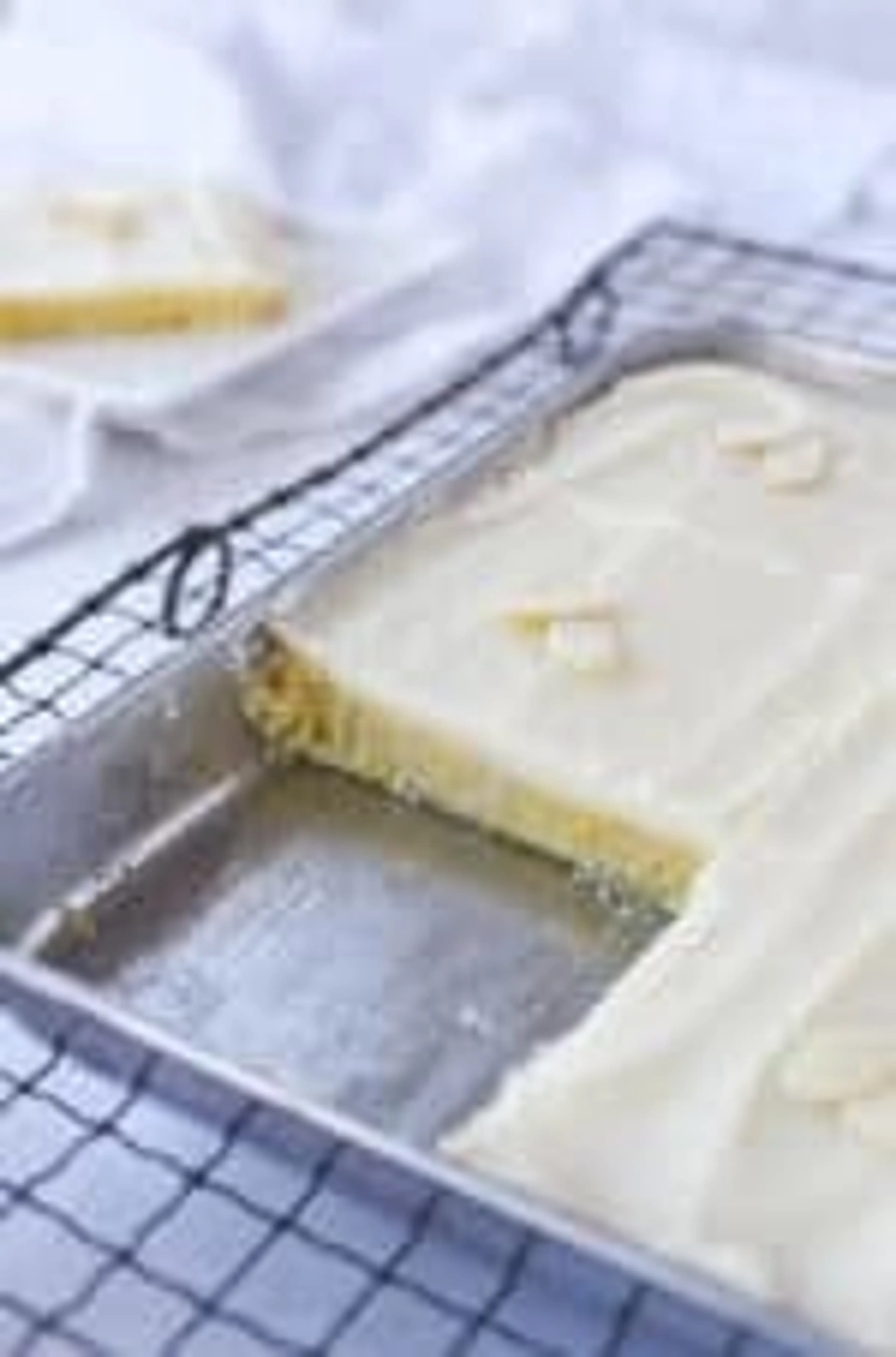Almond Texas Sheet Cake for Two