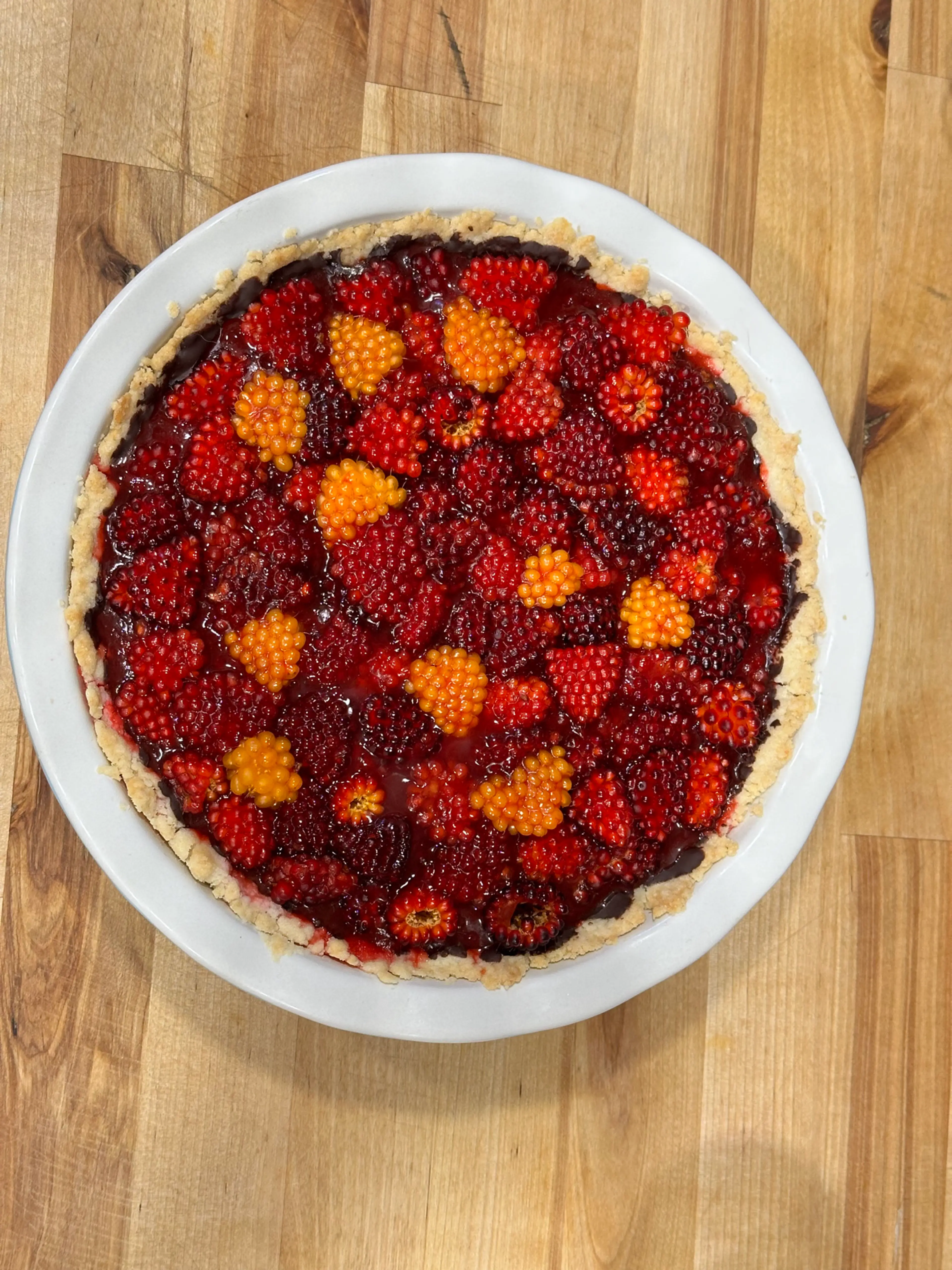 Dave’s Salmonberry Pie