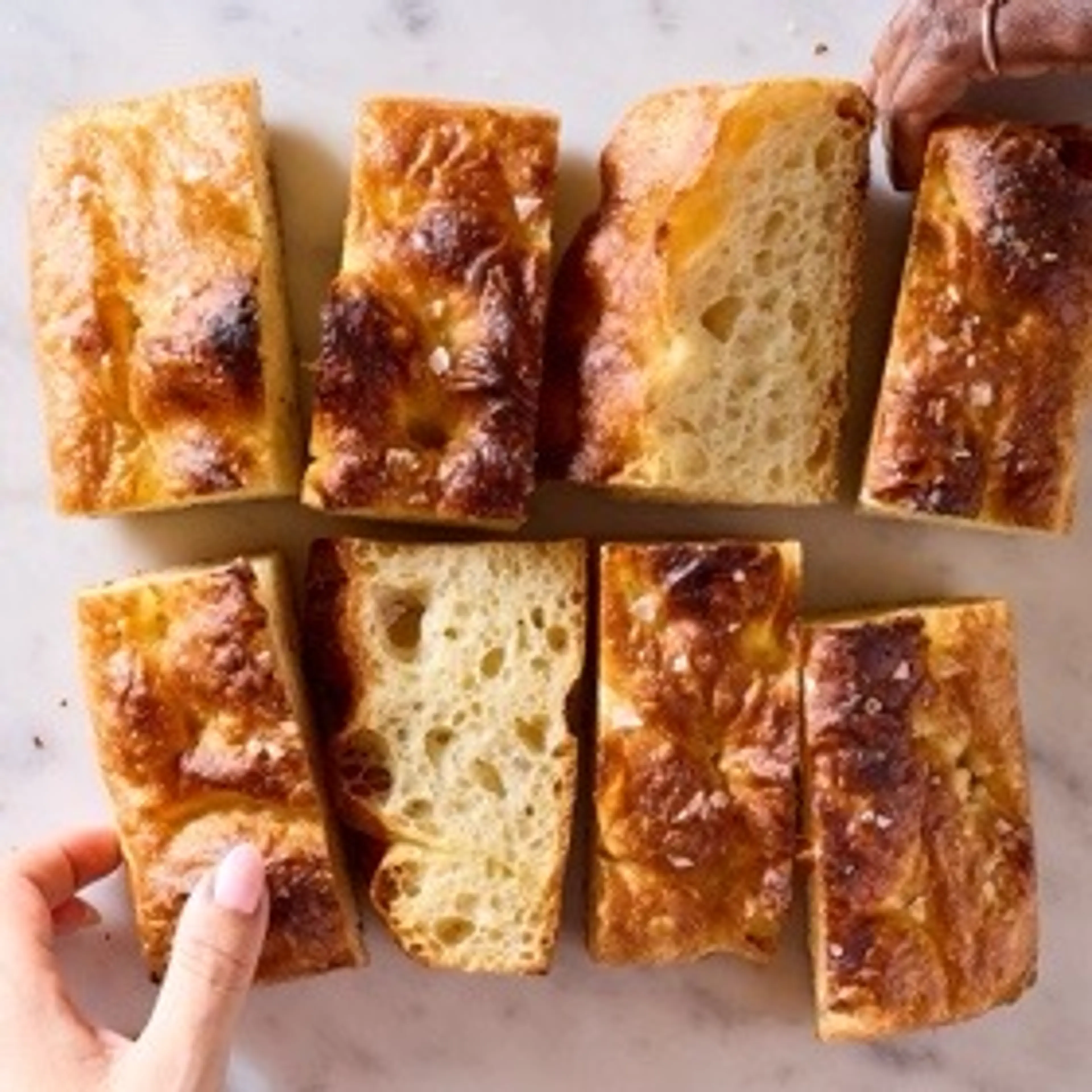 Big and Bubbly Focaccia