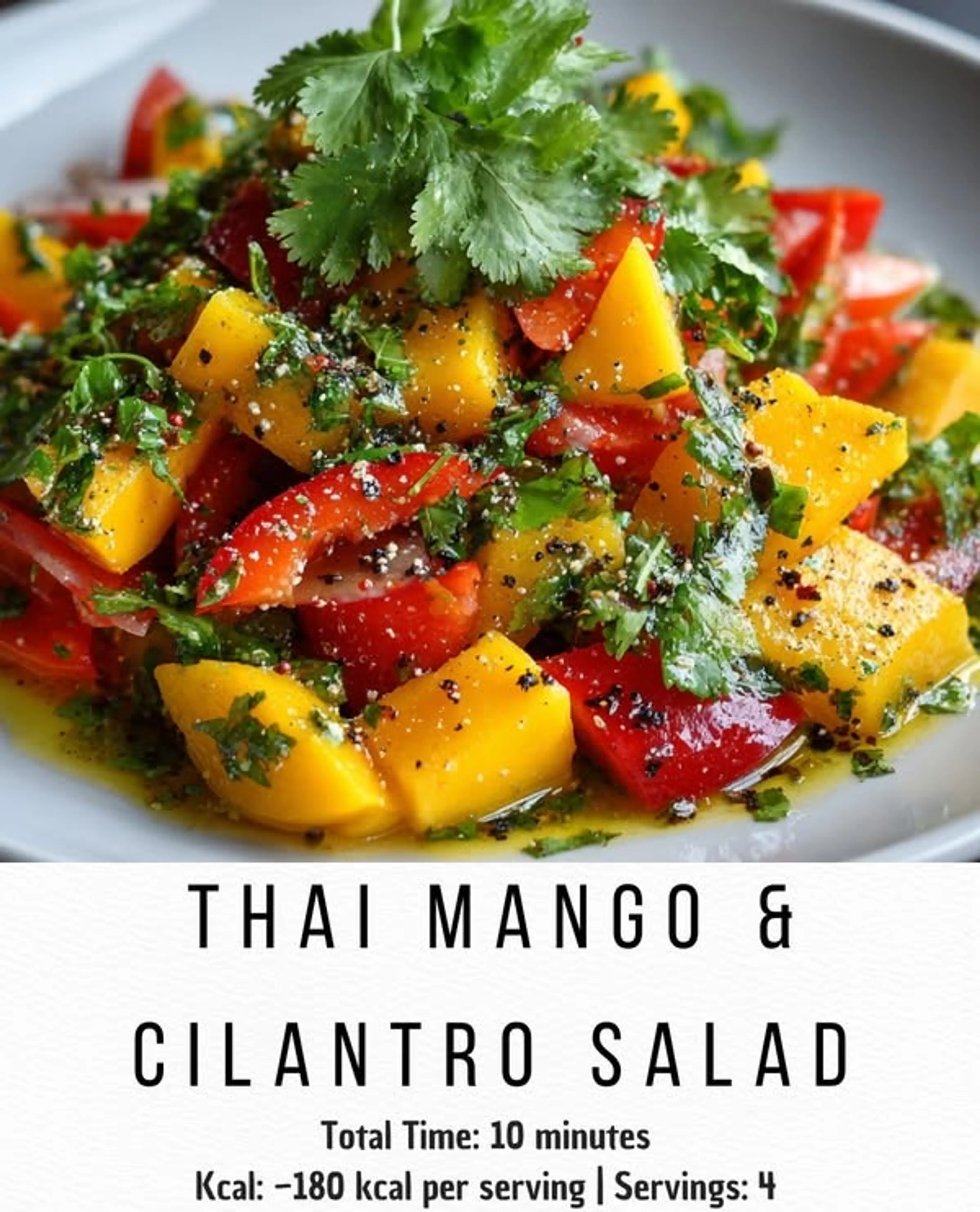 Thai Mango & Cilantro Salad