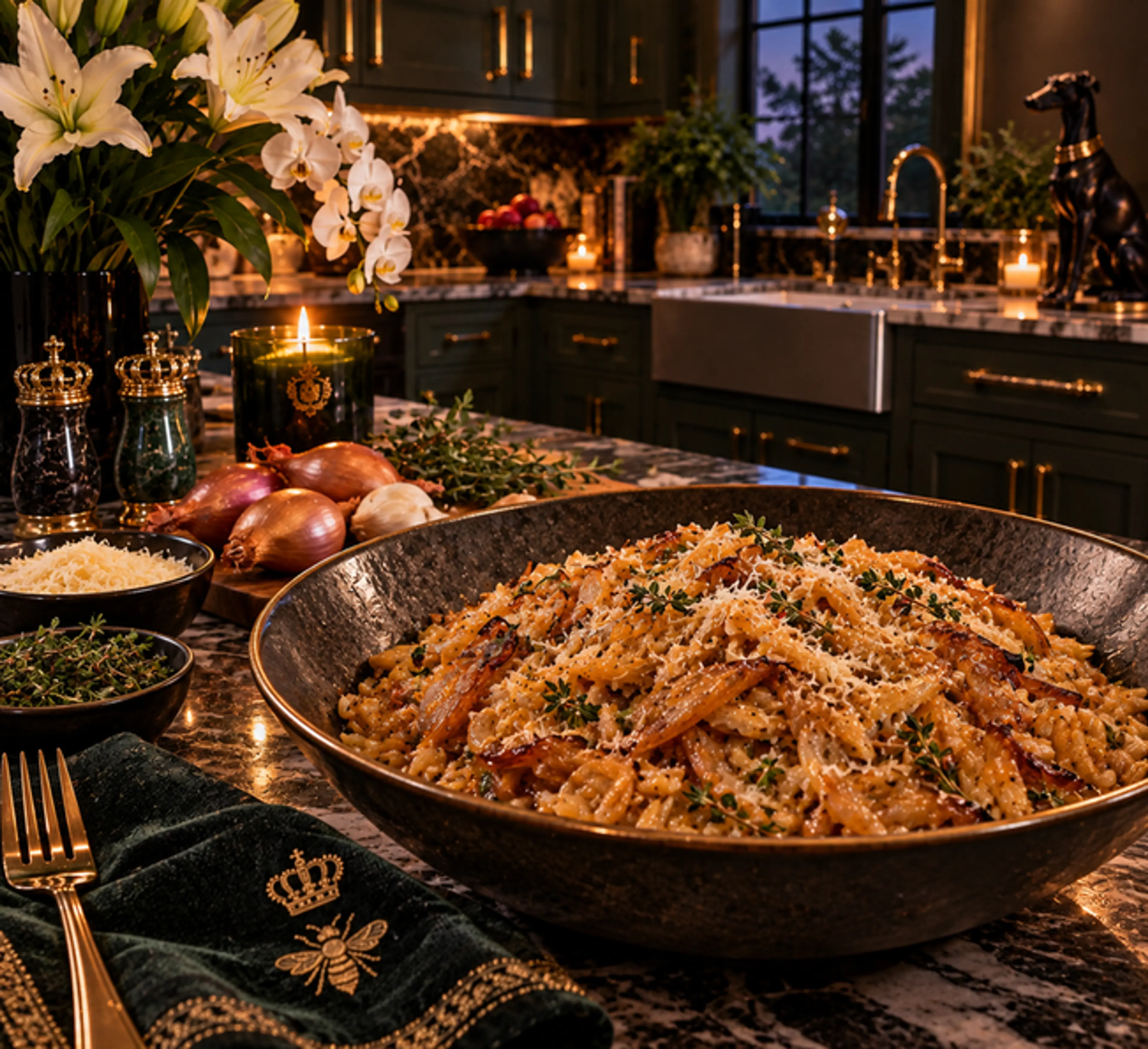 Golden Shallot & Parmesan Orzo