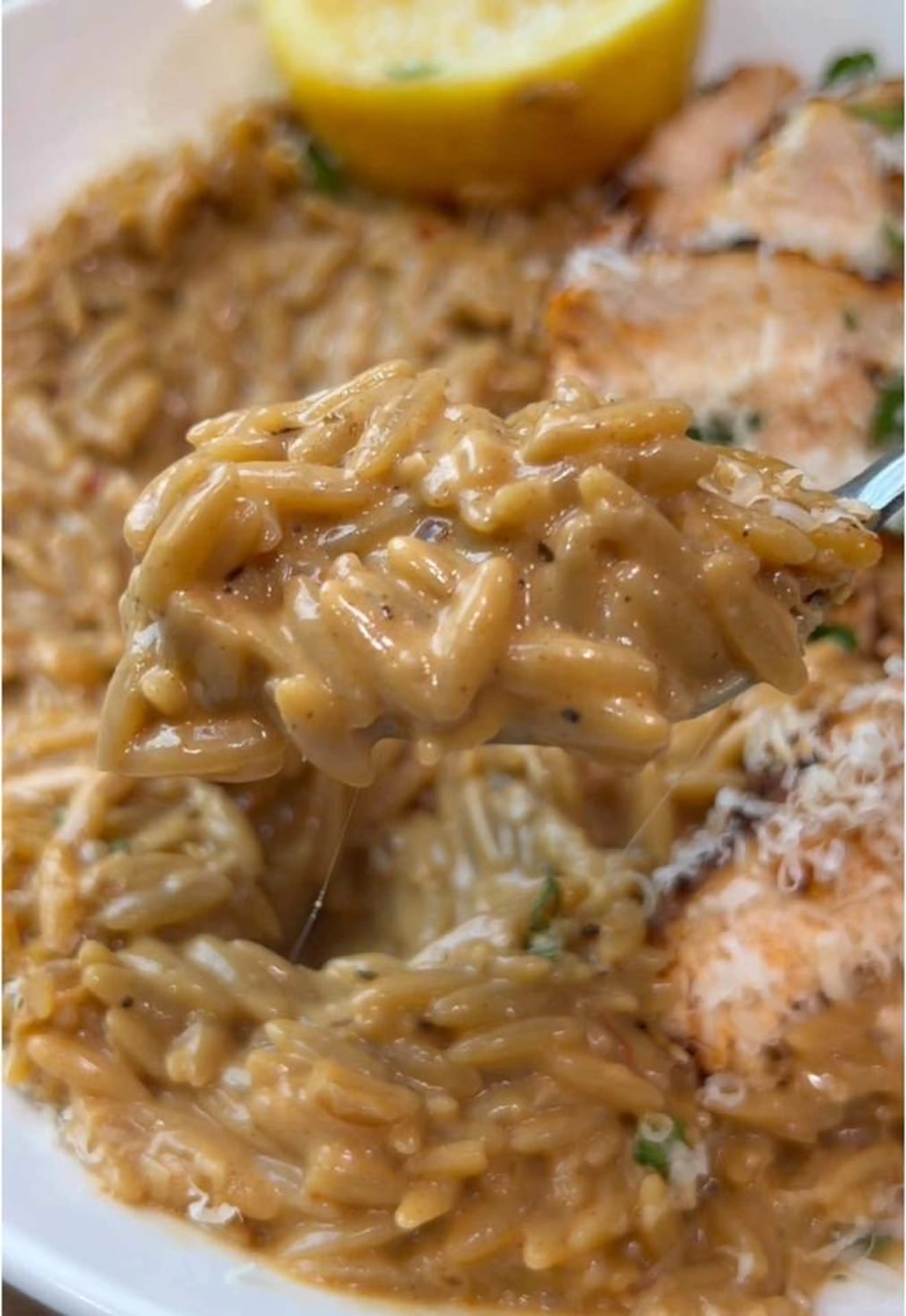 One-pan Creamy Lemon Chicken Orzo