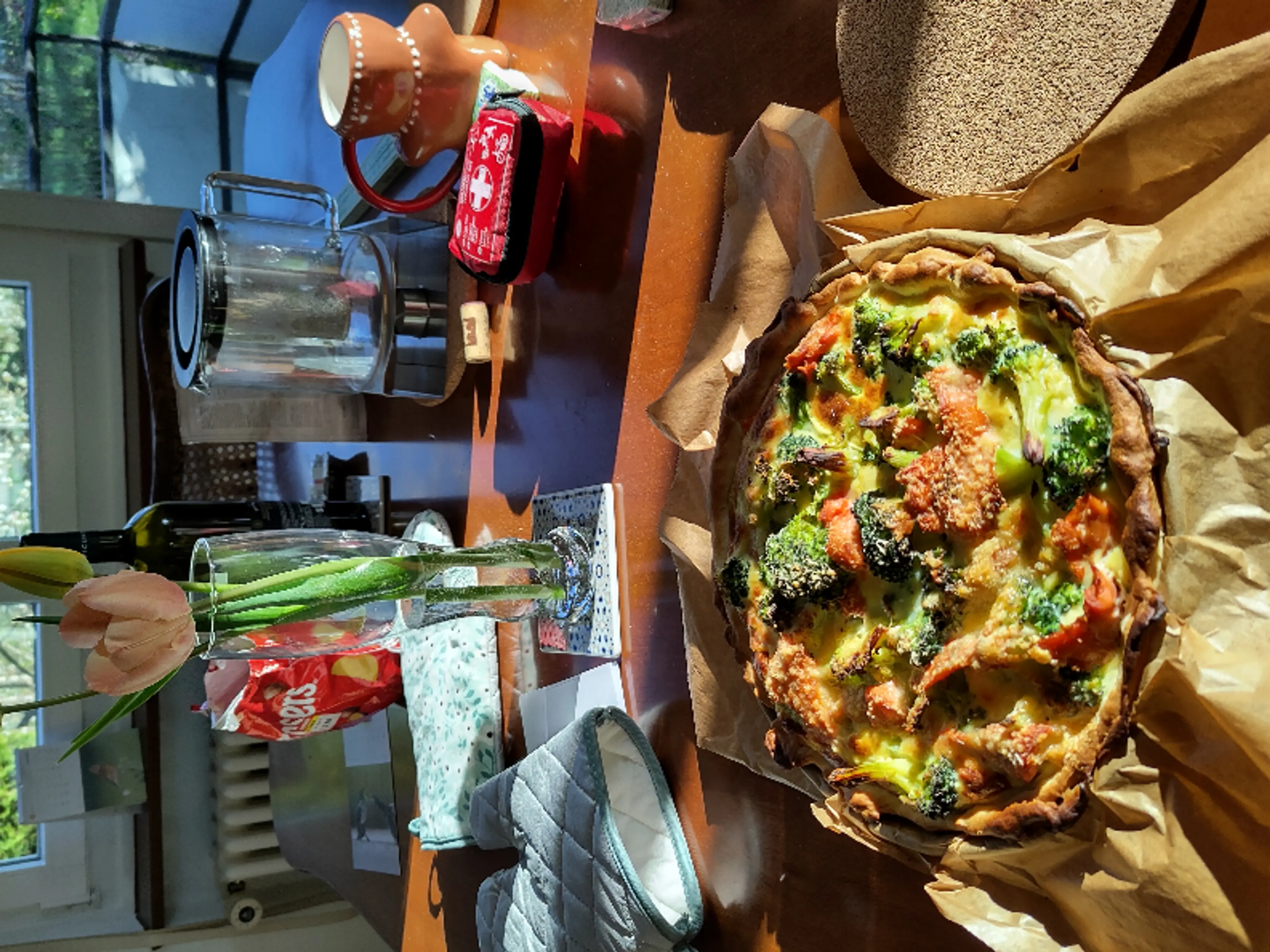 Quiche basilea