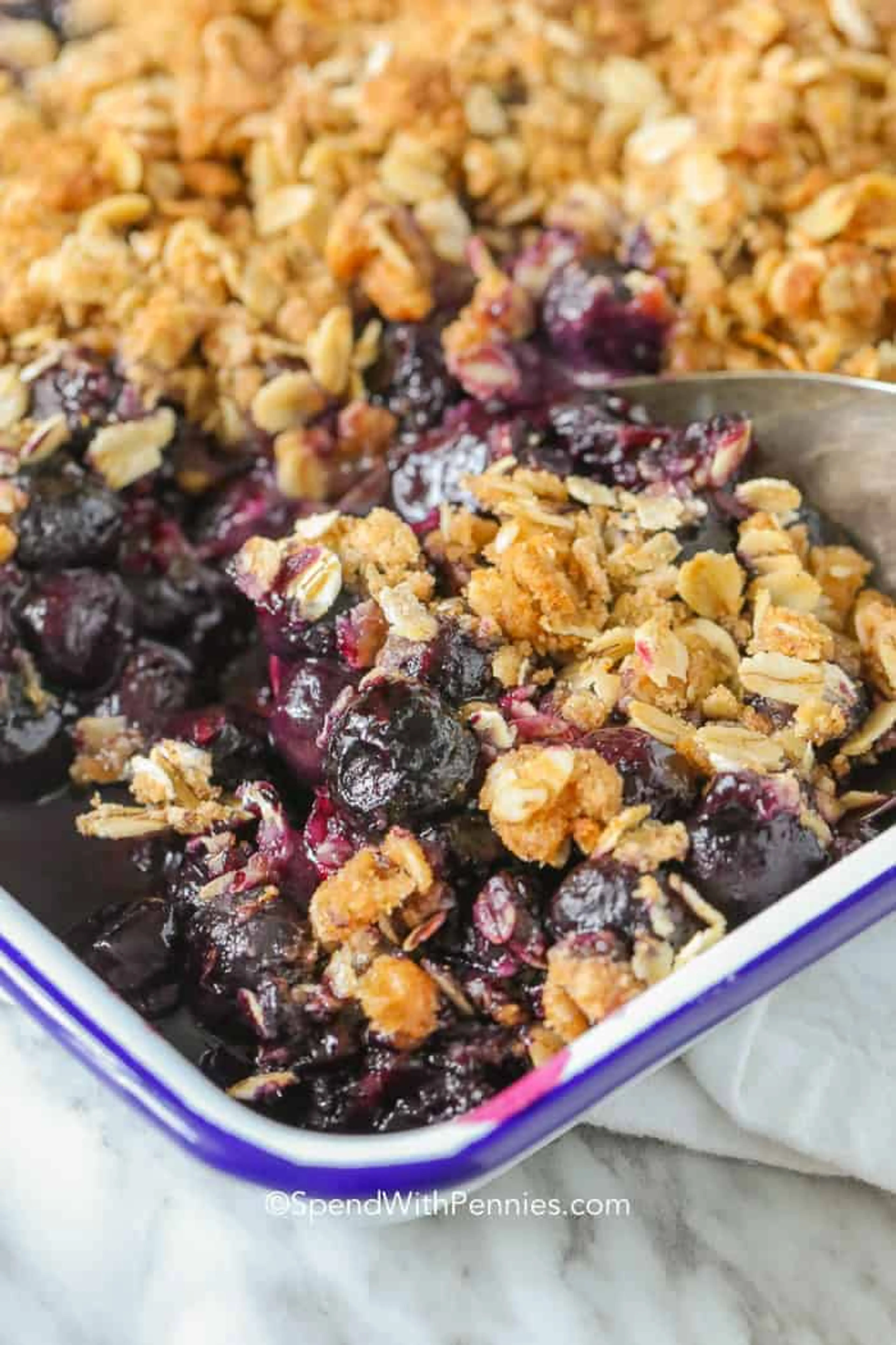 Easy Blueberry Crisp