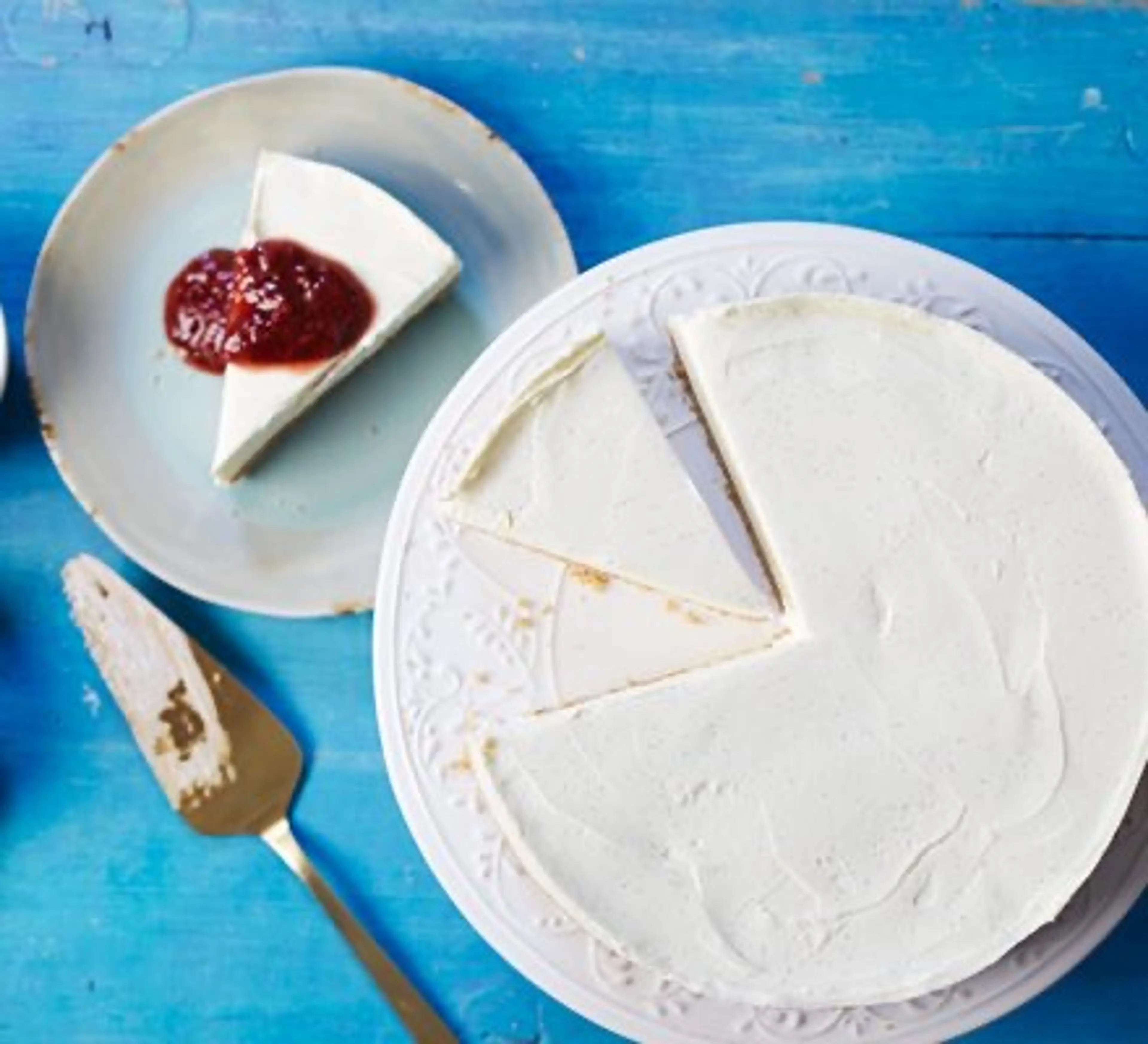 No-bake vanilla cheesecake