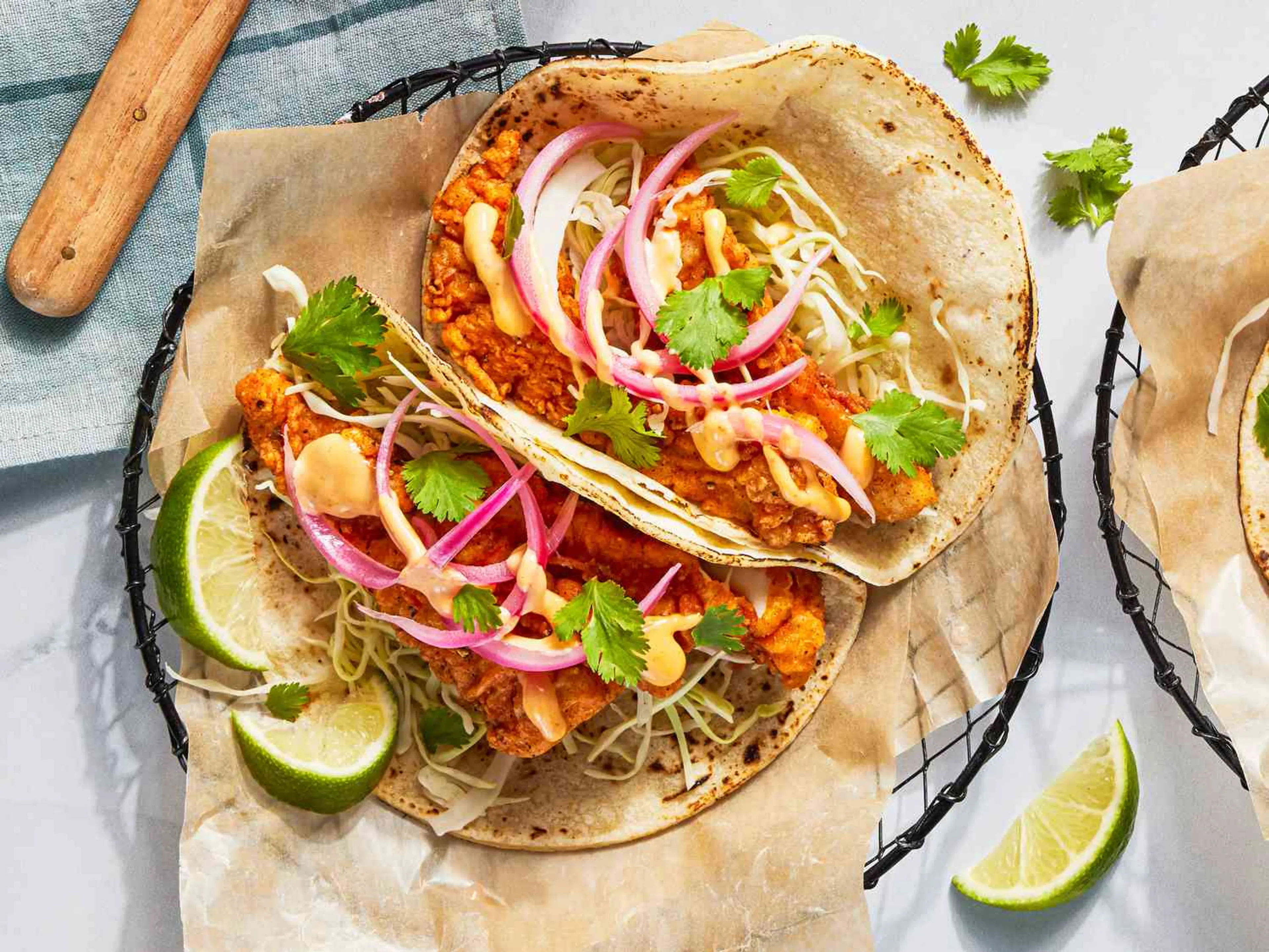 Crunchy Fried Fish Tacos Recipe