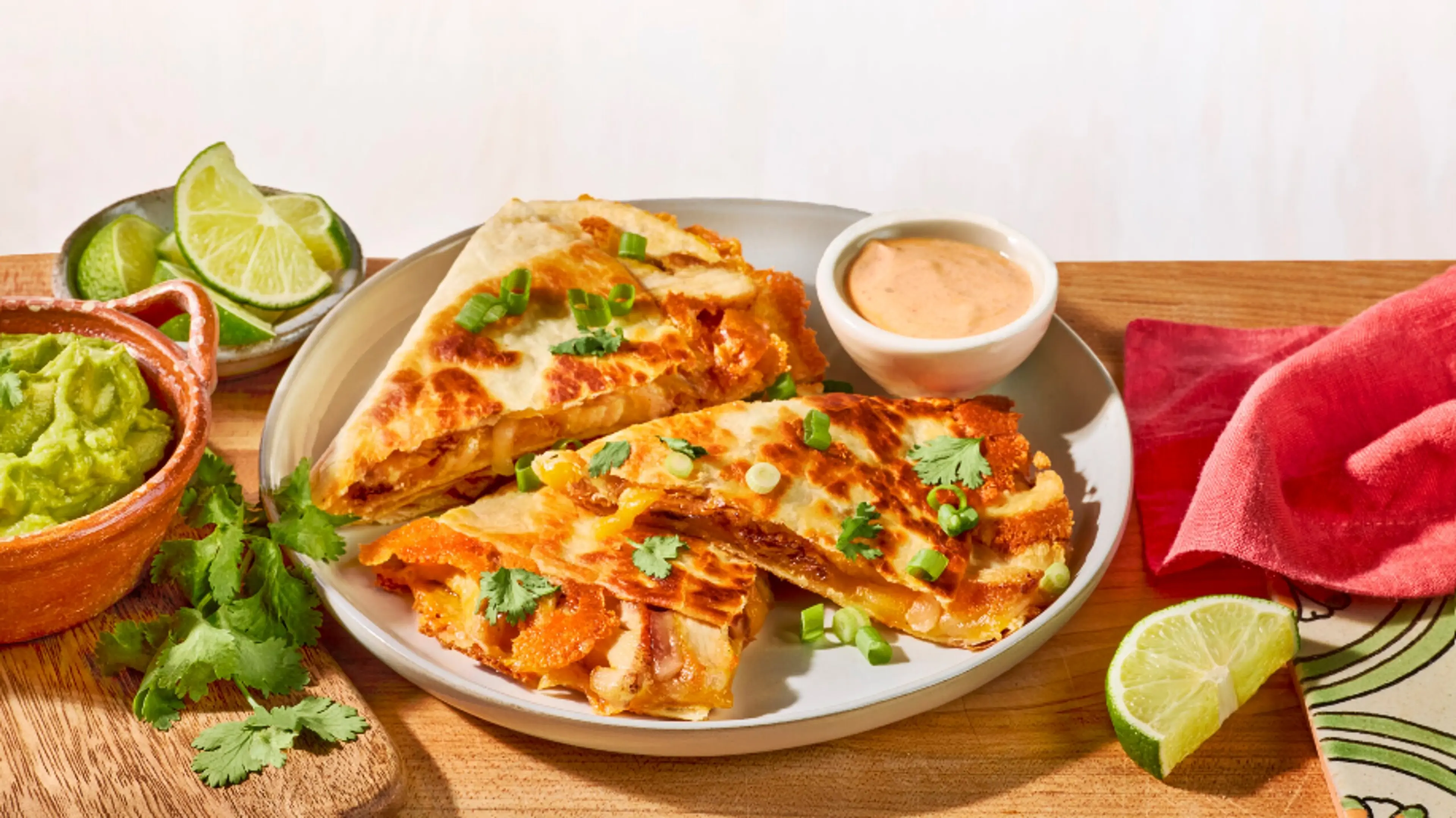 Chipotle Chicken Quesadillas