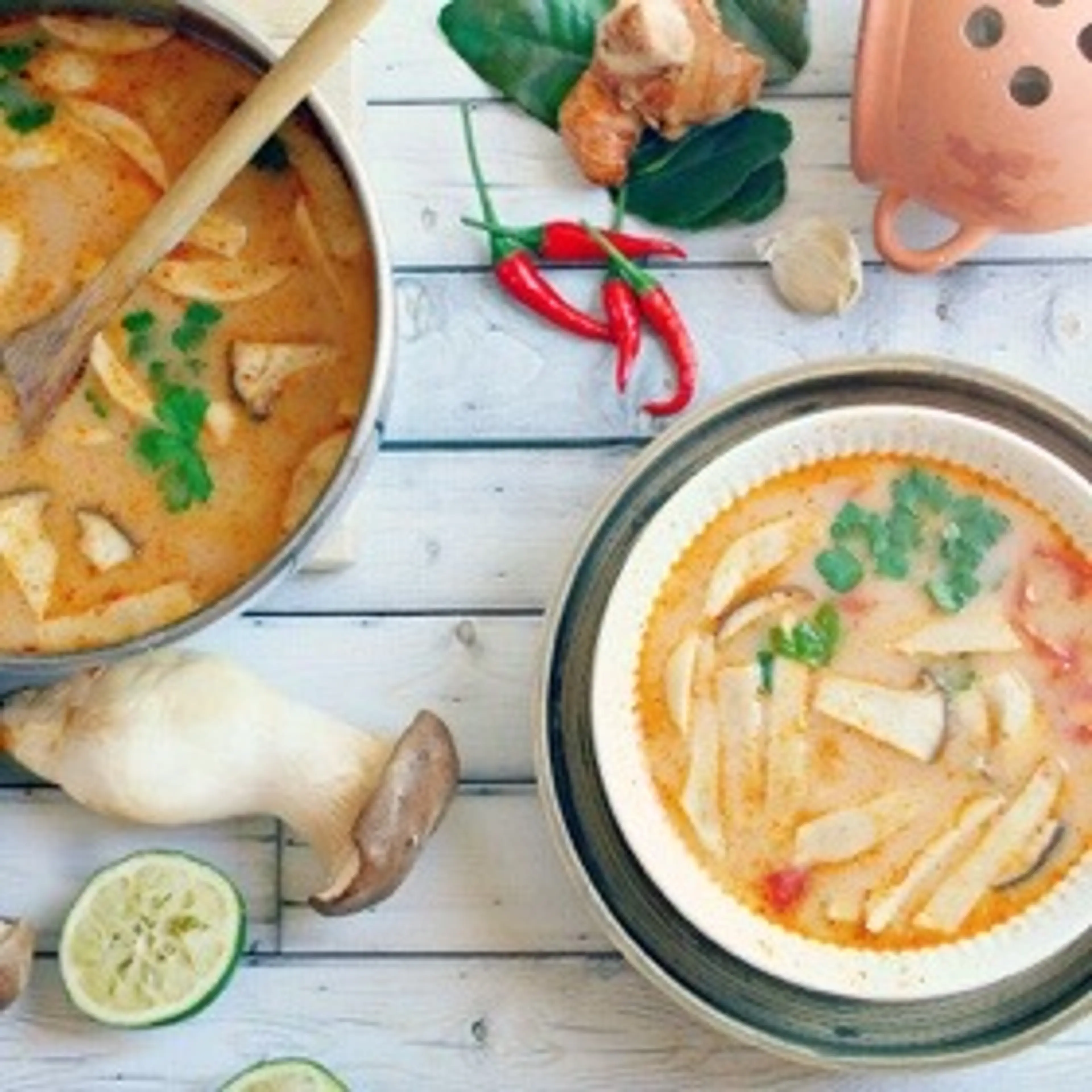 Tom Yum Soup (Tom Yam Nam Khon)