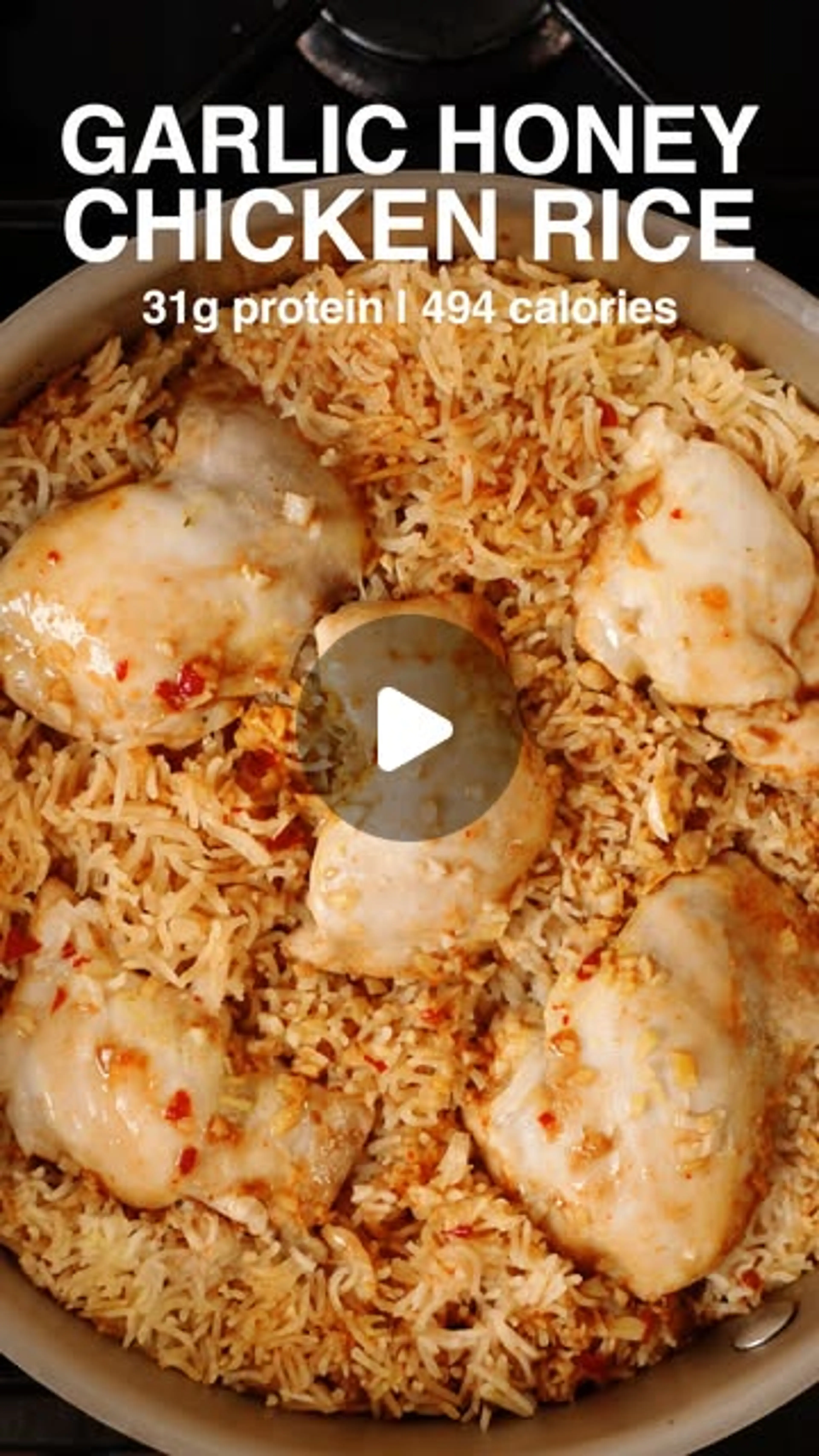 Garlic Honey Chicken & Rice Pot