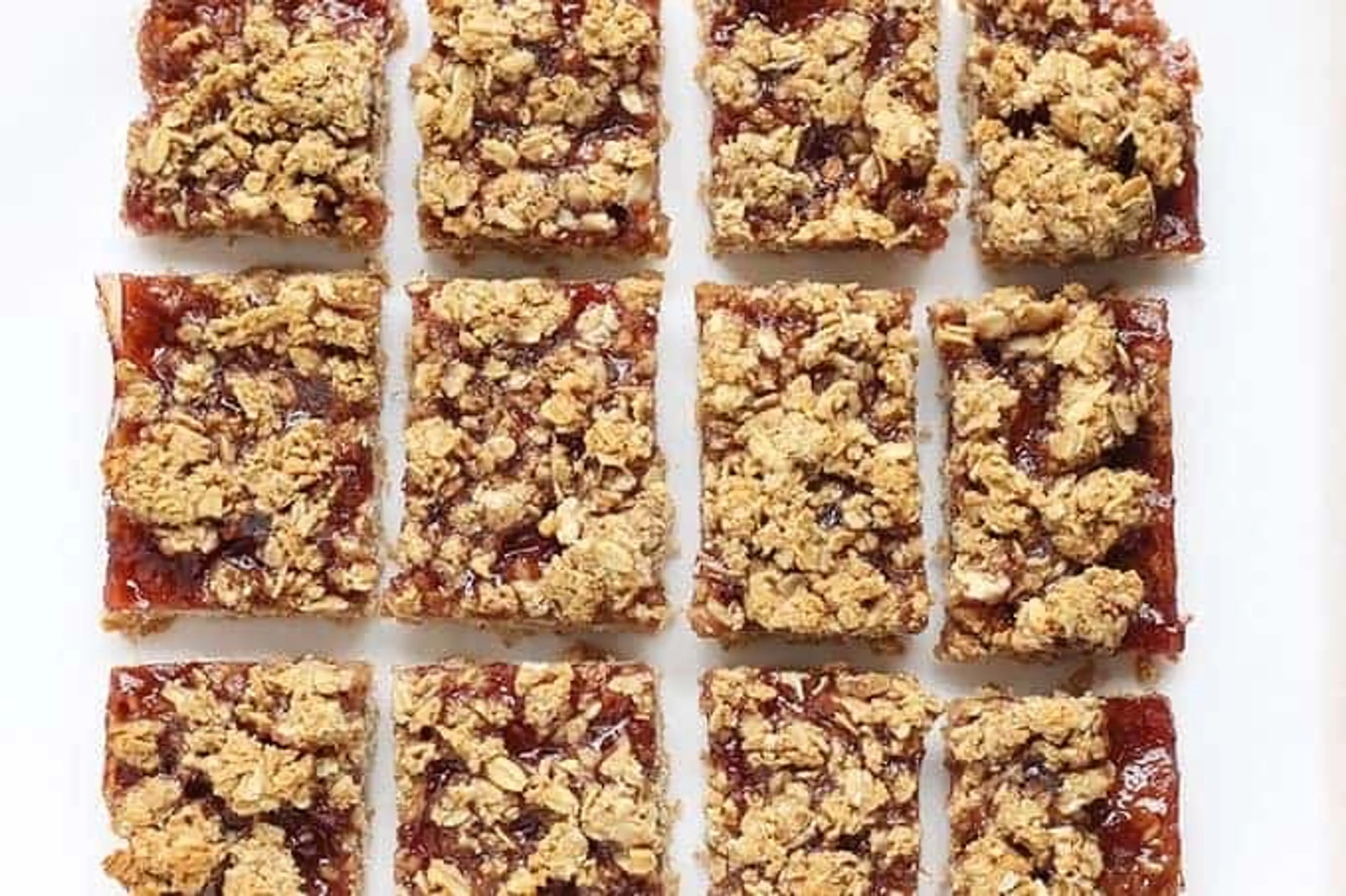 Healthy Breakfast Bars with Jam